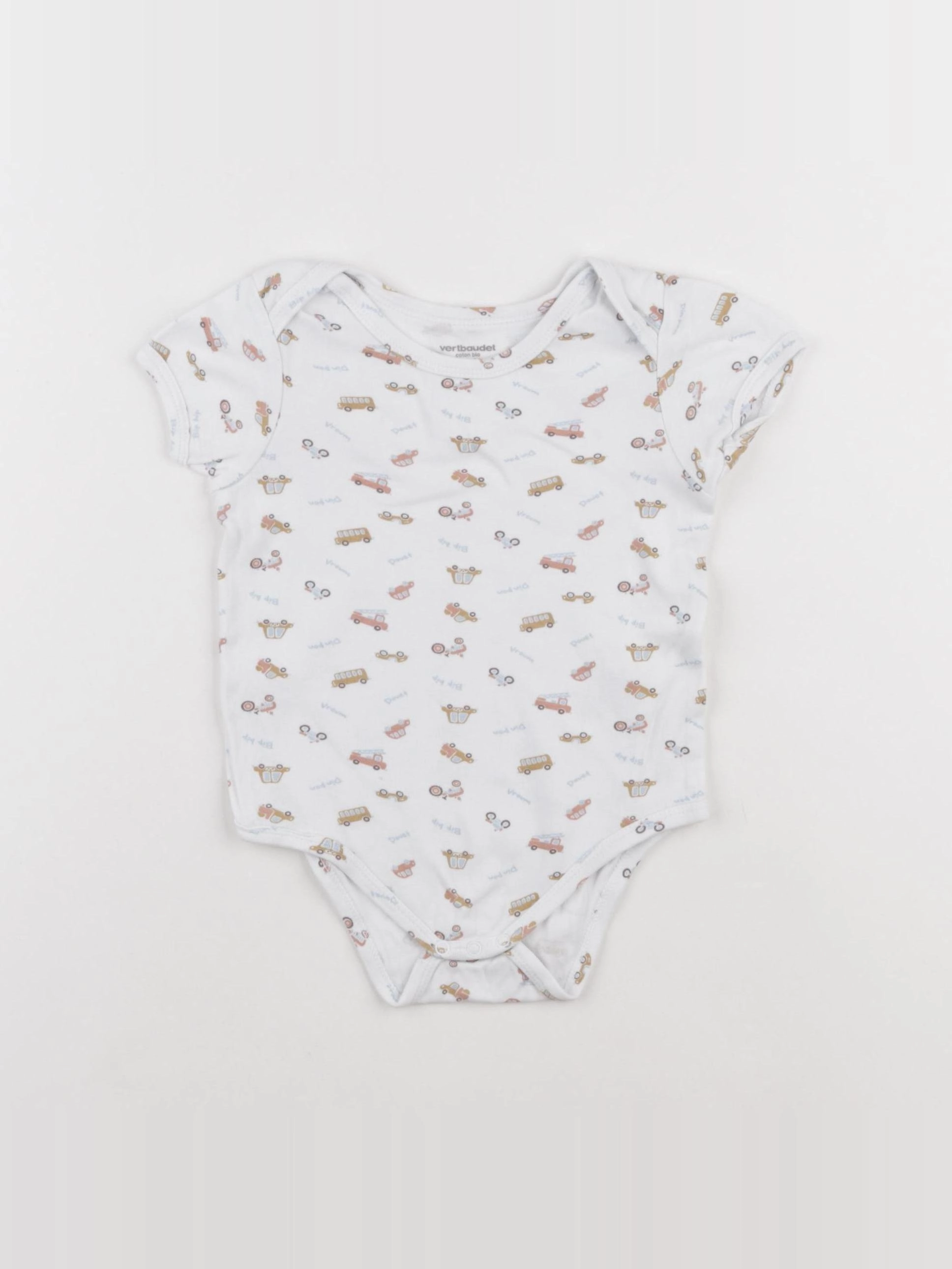 Vertbaudet - body blanc - 18 mois