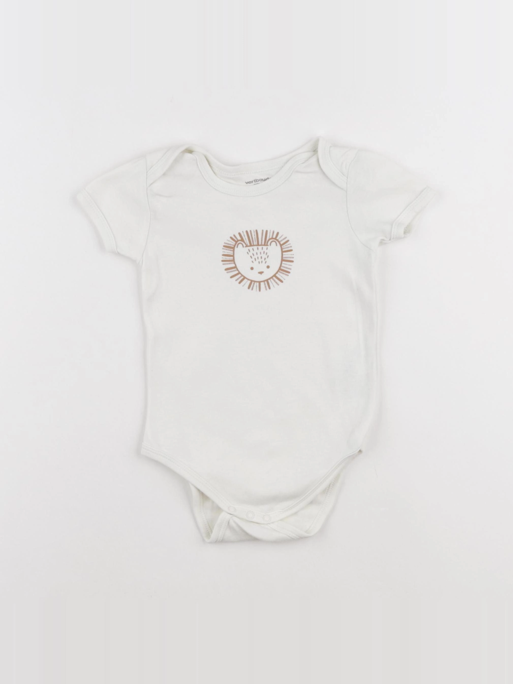 Vertbaudet - body beige - 18 mois