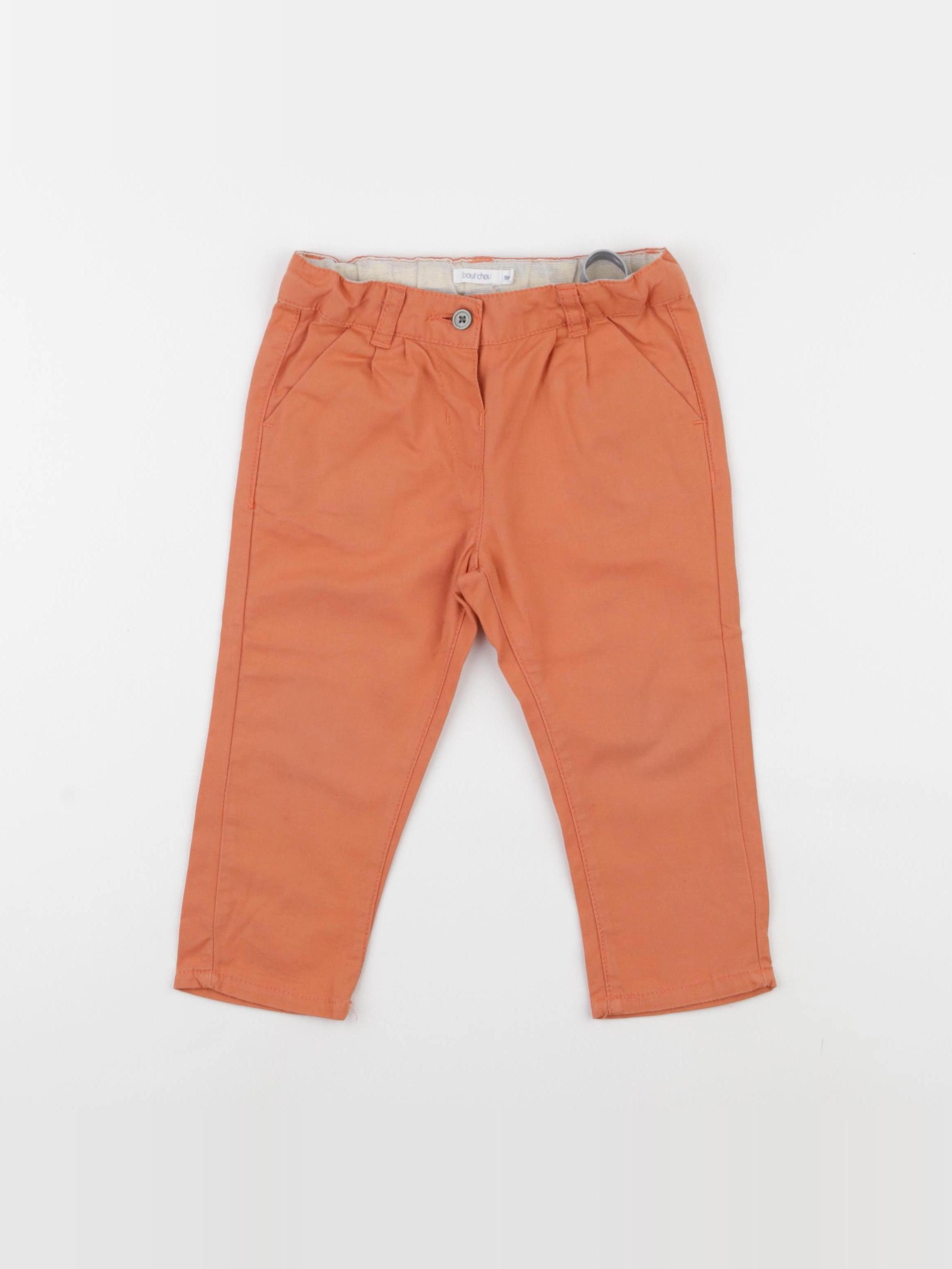 Boutchou - pantalon orange - 18 mois