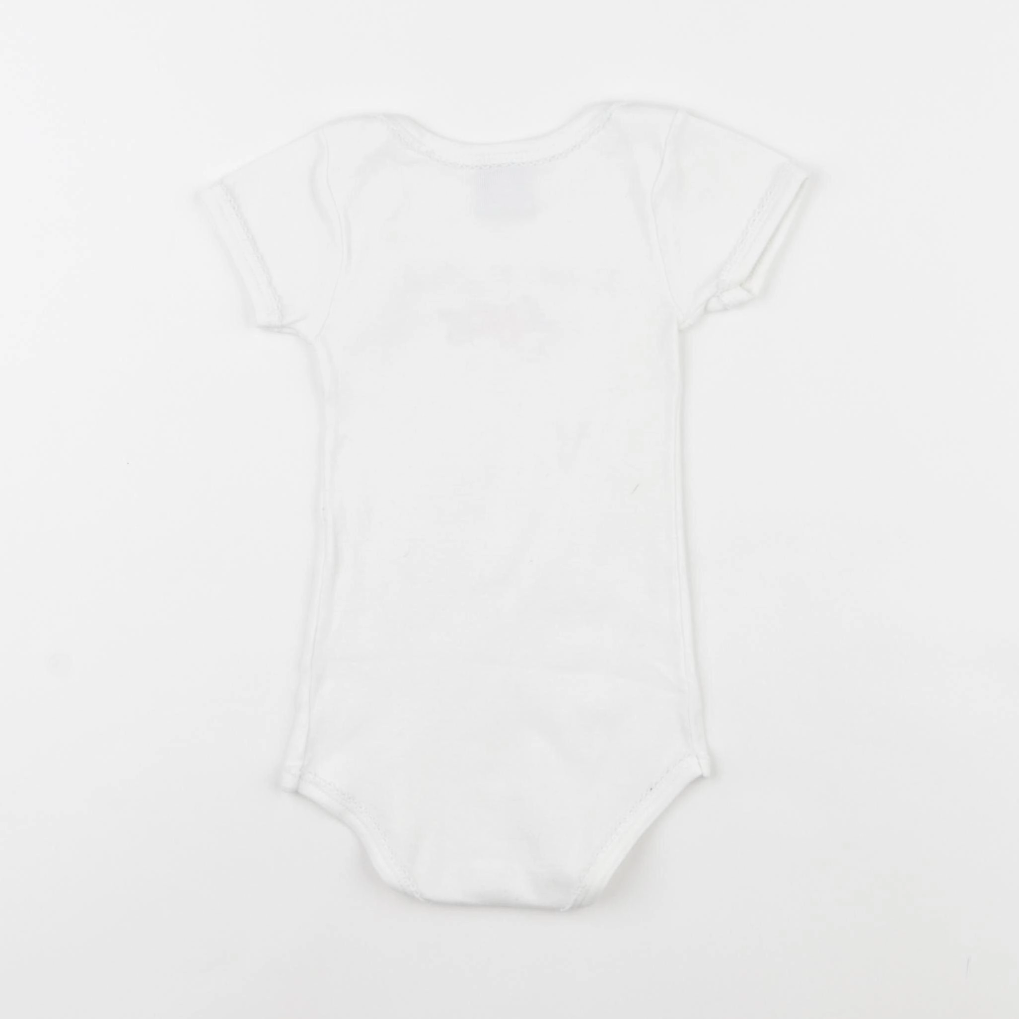 Petit Bateau - body blanc - 9 mois