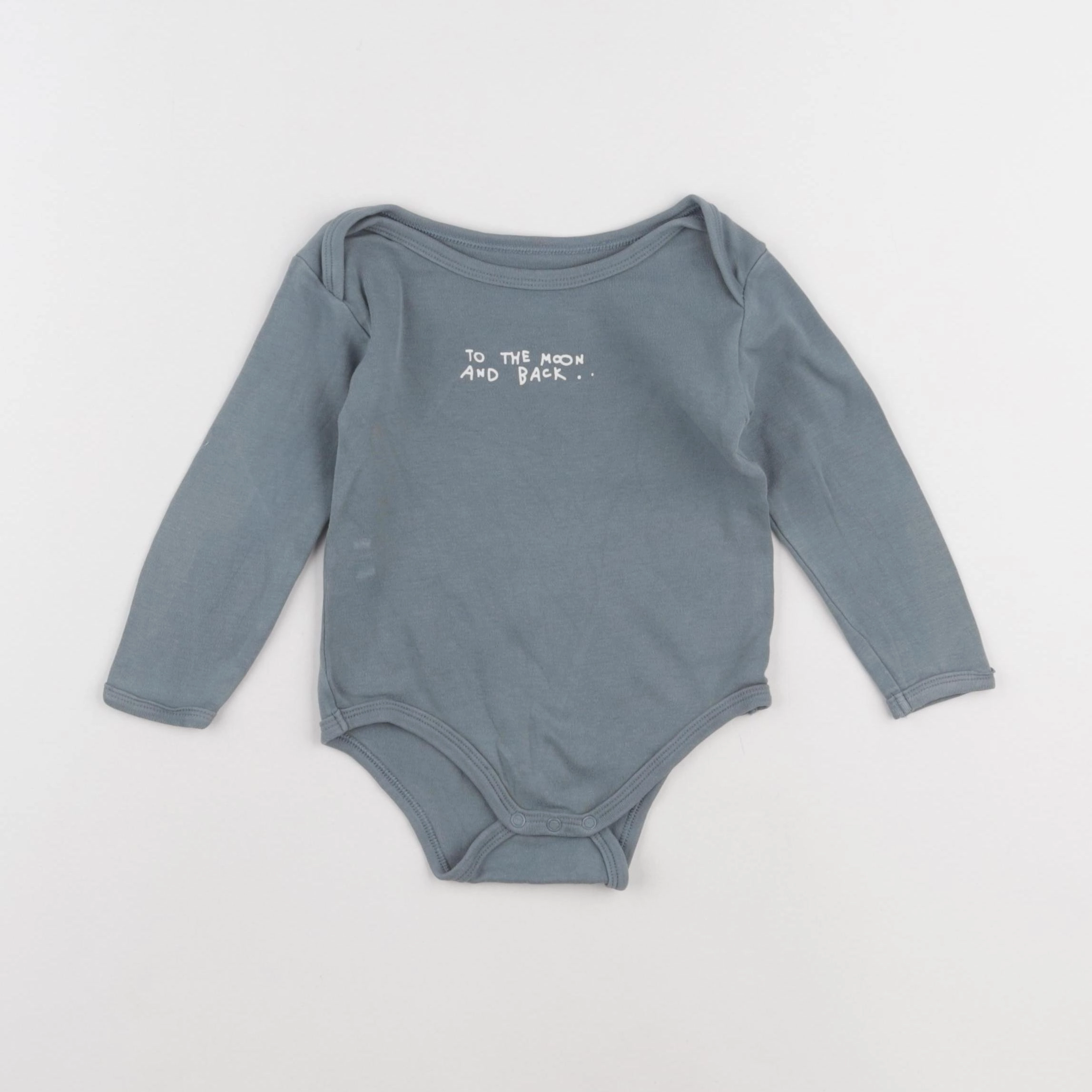 Vertbaudet - body bleu - 18 mois
