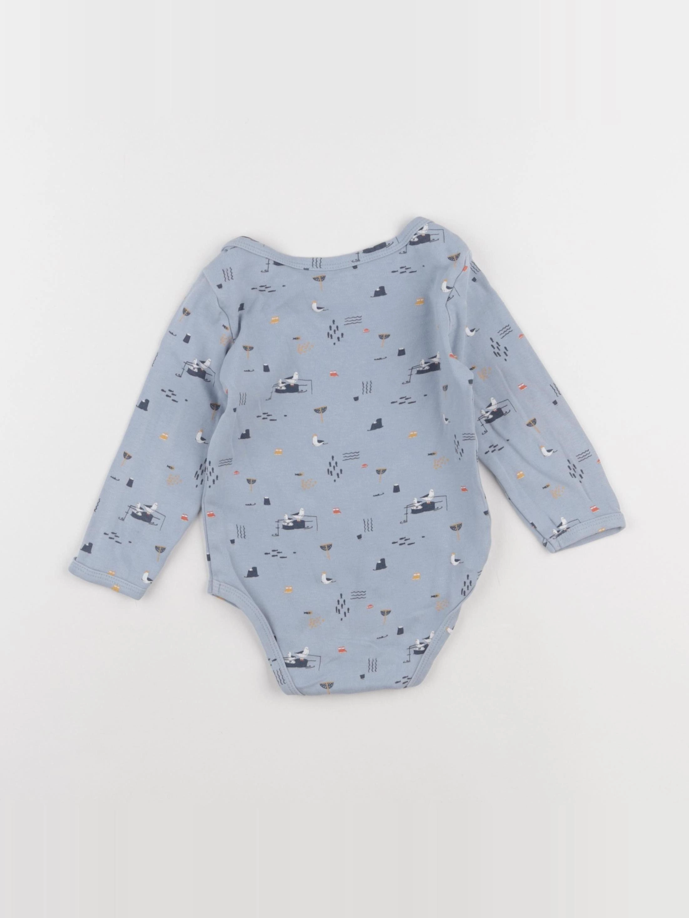 Vertbaudet - body bleu - 18 mois