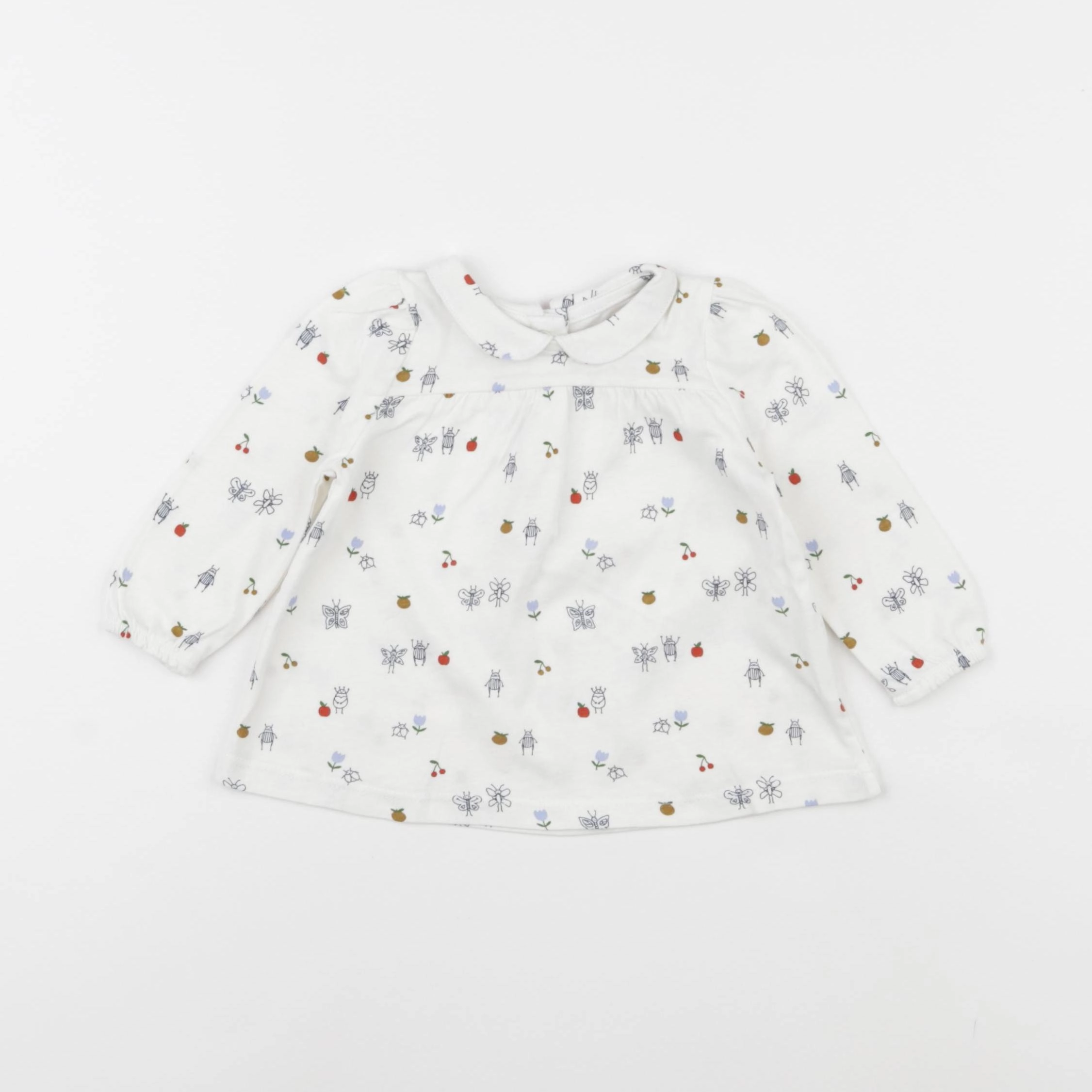 Boutchou - tee-shirt multicolore - 6 mois