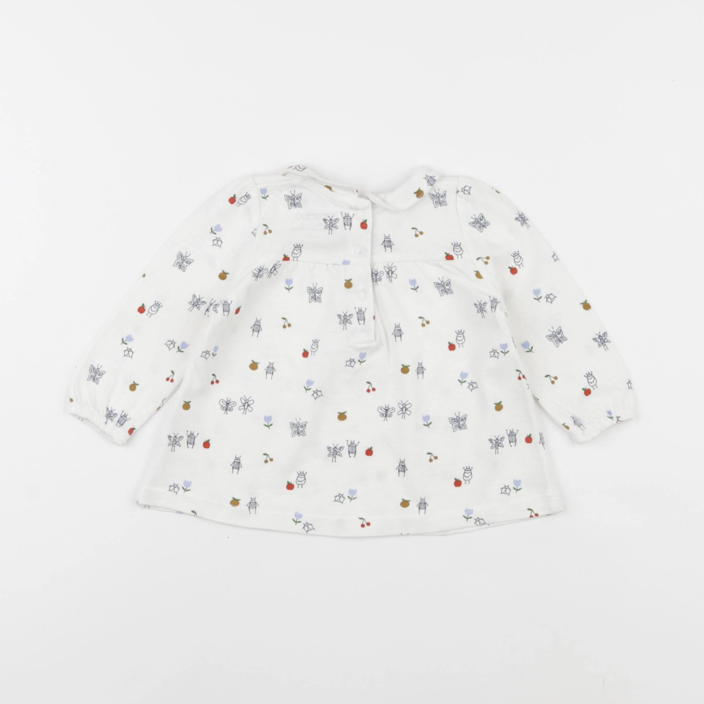 Boutchou - tee-shirt multicolore - 6 mois