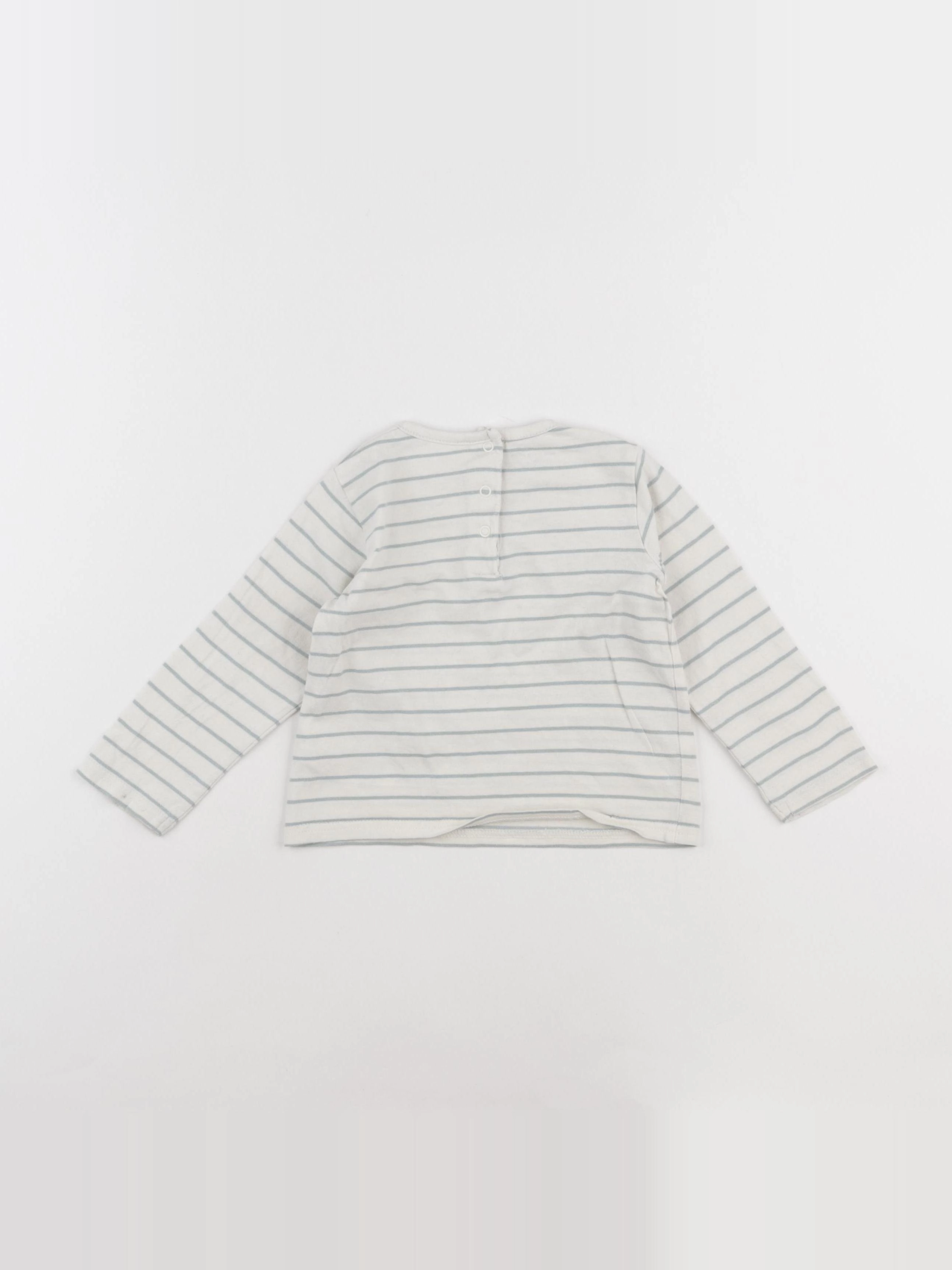 Vertbaudet - tee-shirt blanc - 18 mois