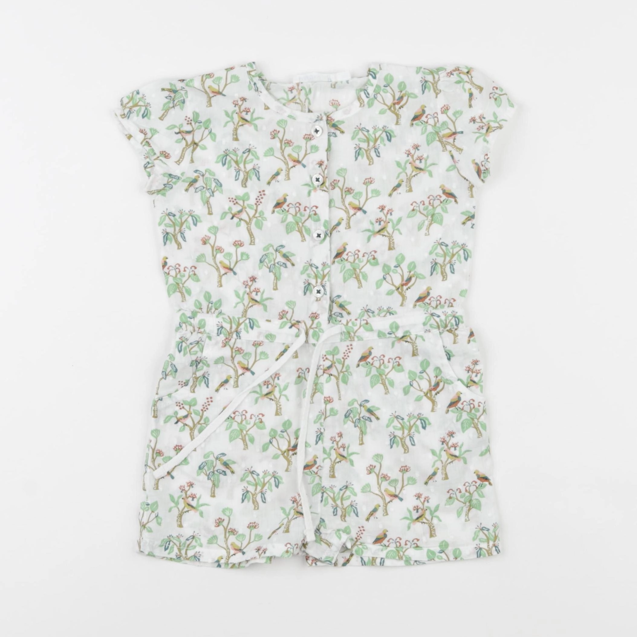 Boutchou - combinaison vert - 9 mois