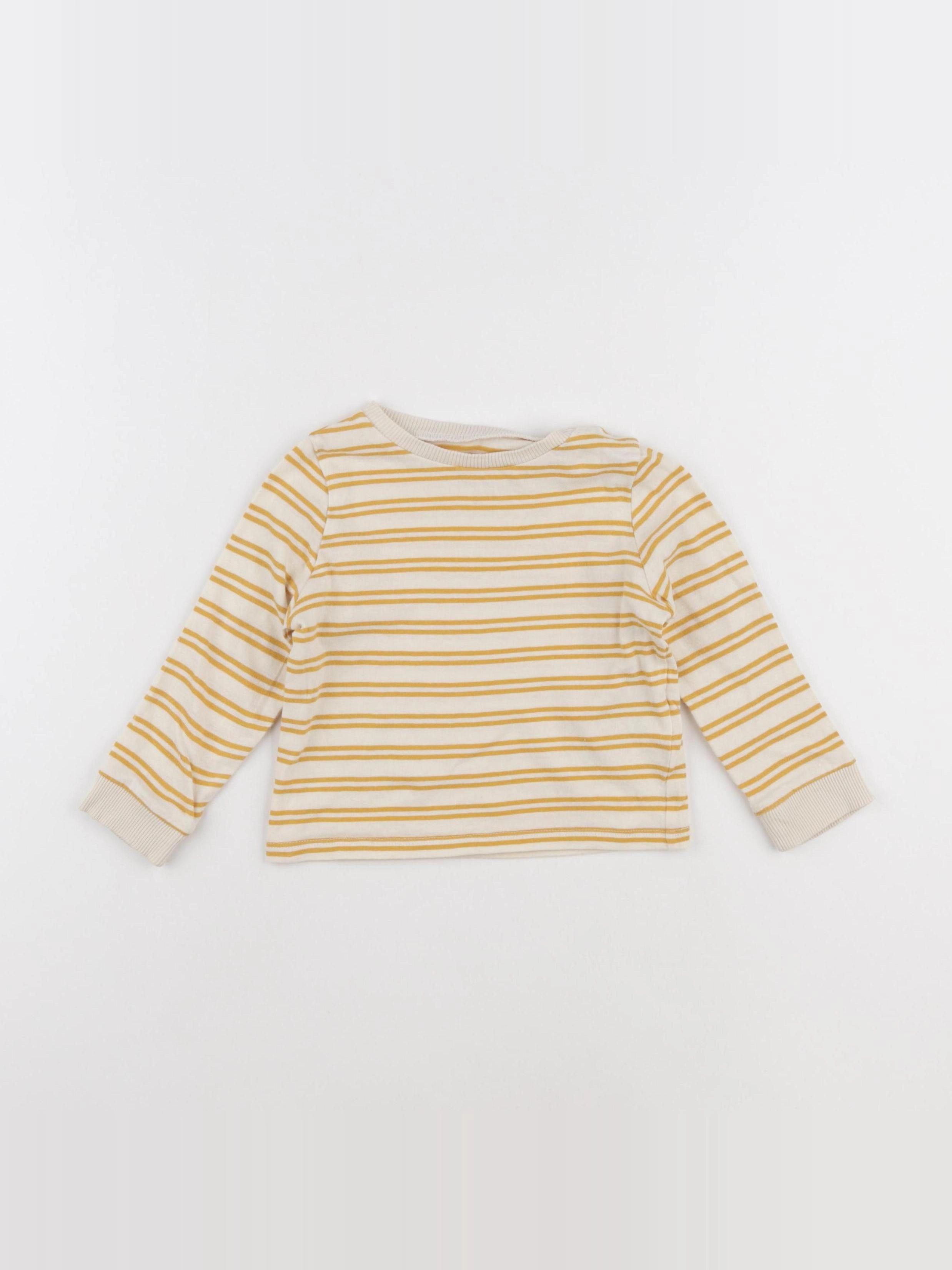 Vertbaudet - tee-shirt jaune - 18 mois