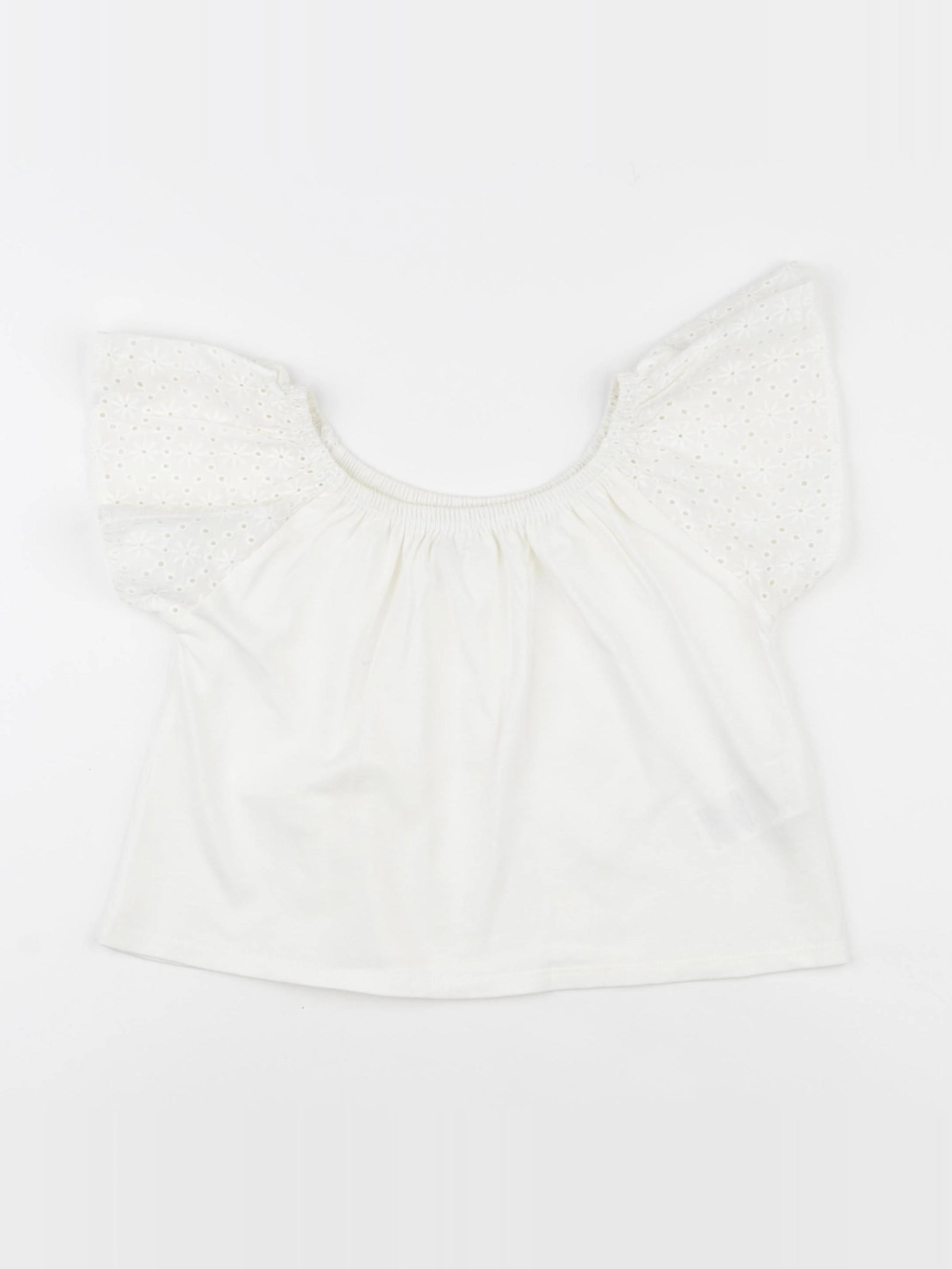 Vertbaudet - tee-shirt blanc - 2 ans