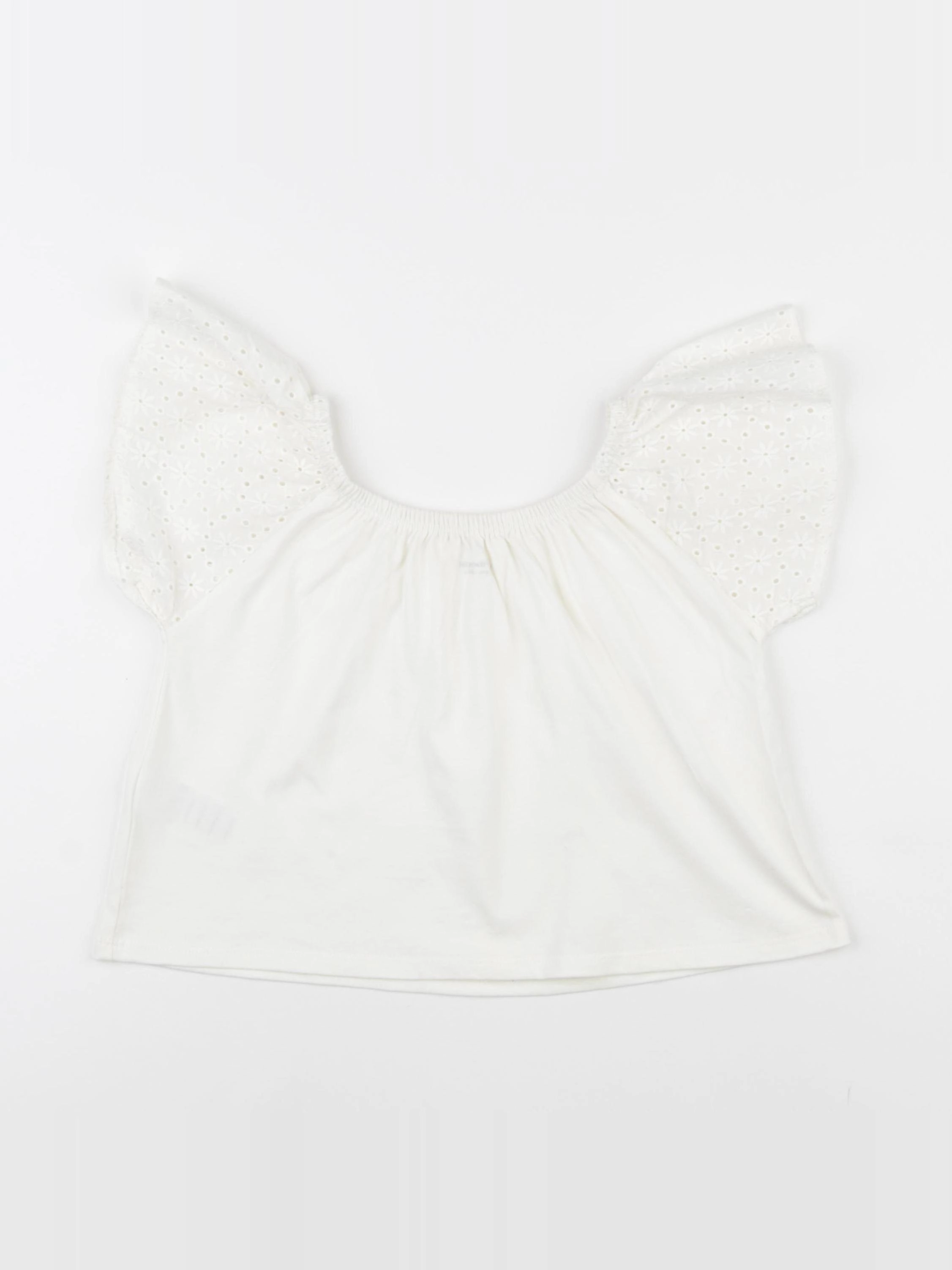 Vertbaudet - tee-shirt blanc - 2 ans