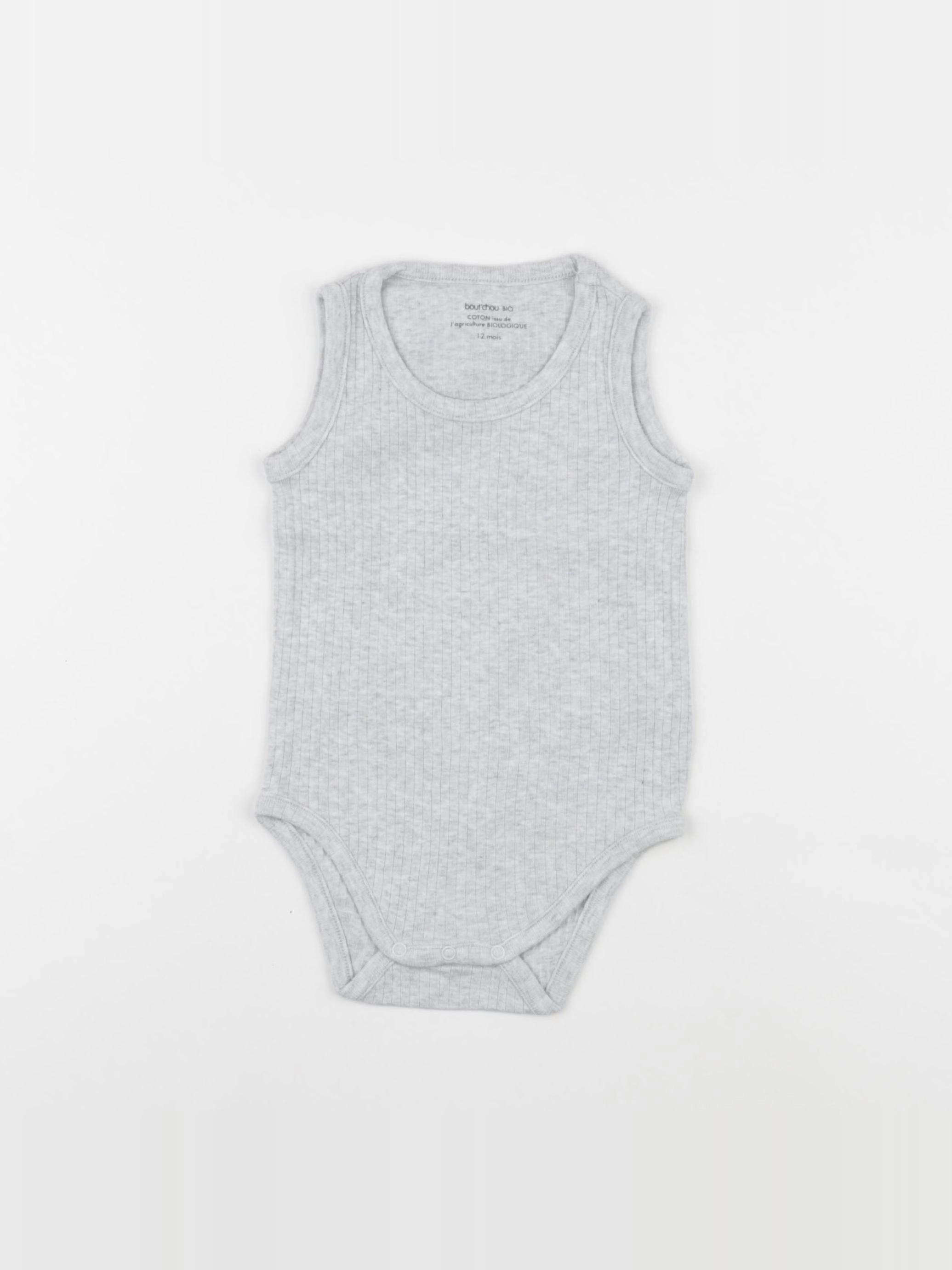 Boutchou - body gris - 12 mois