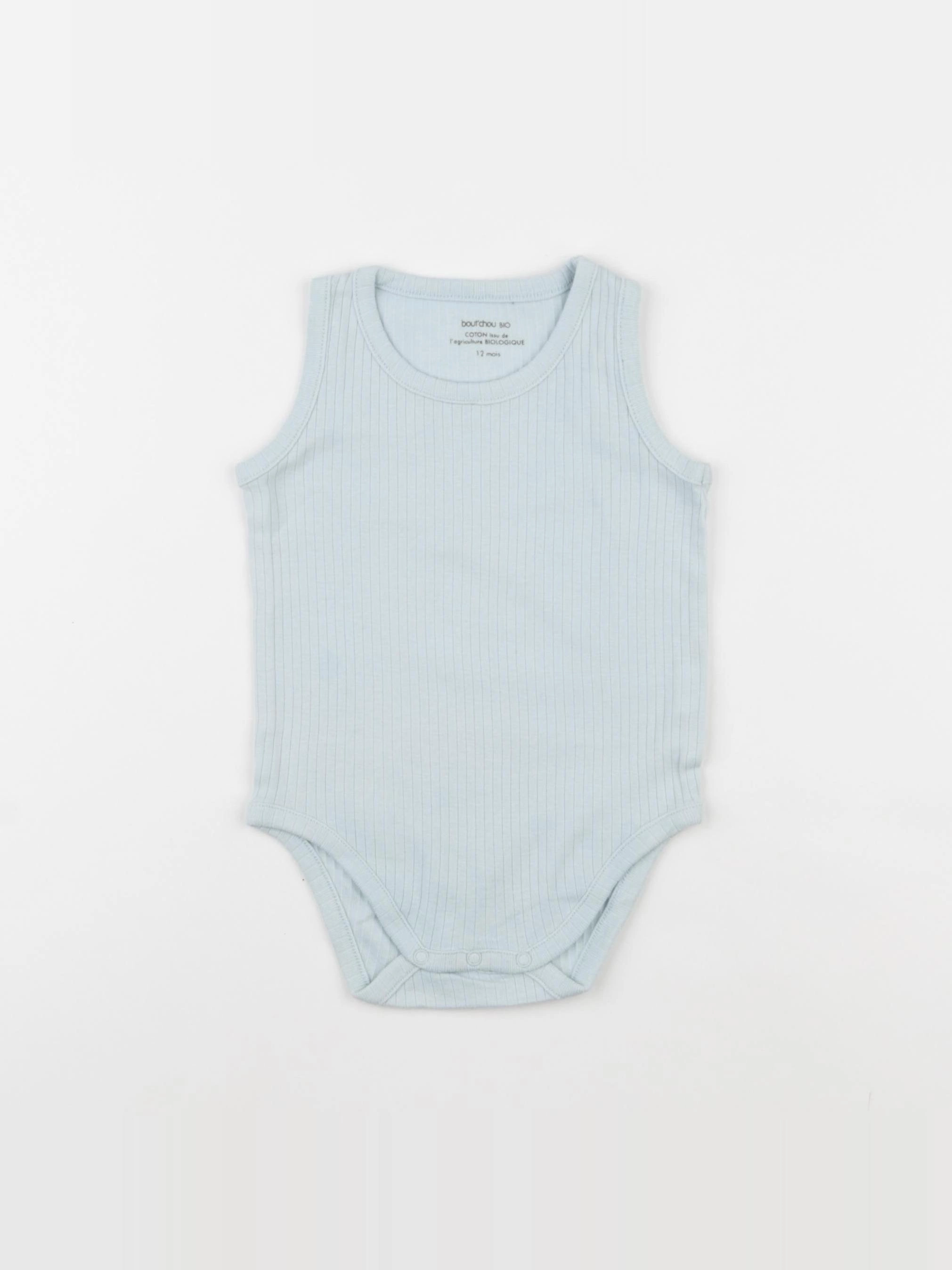 Boutchou - body bleu - 12 mois