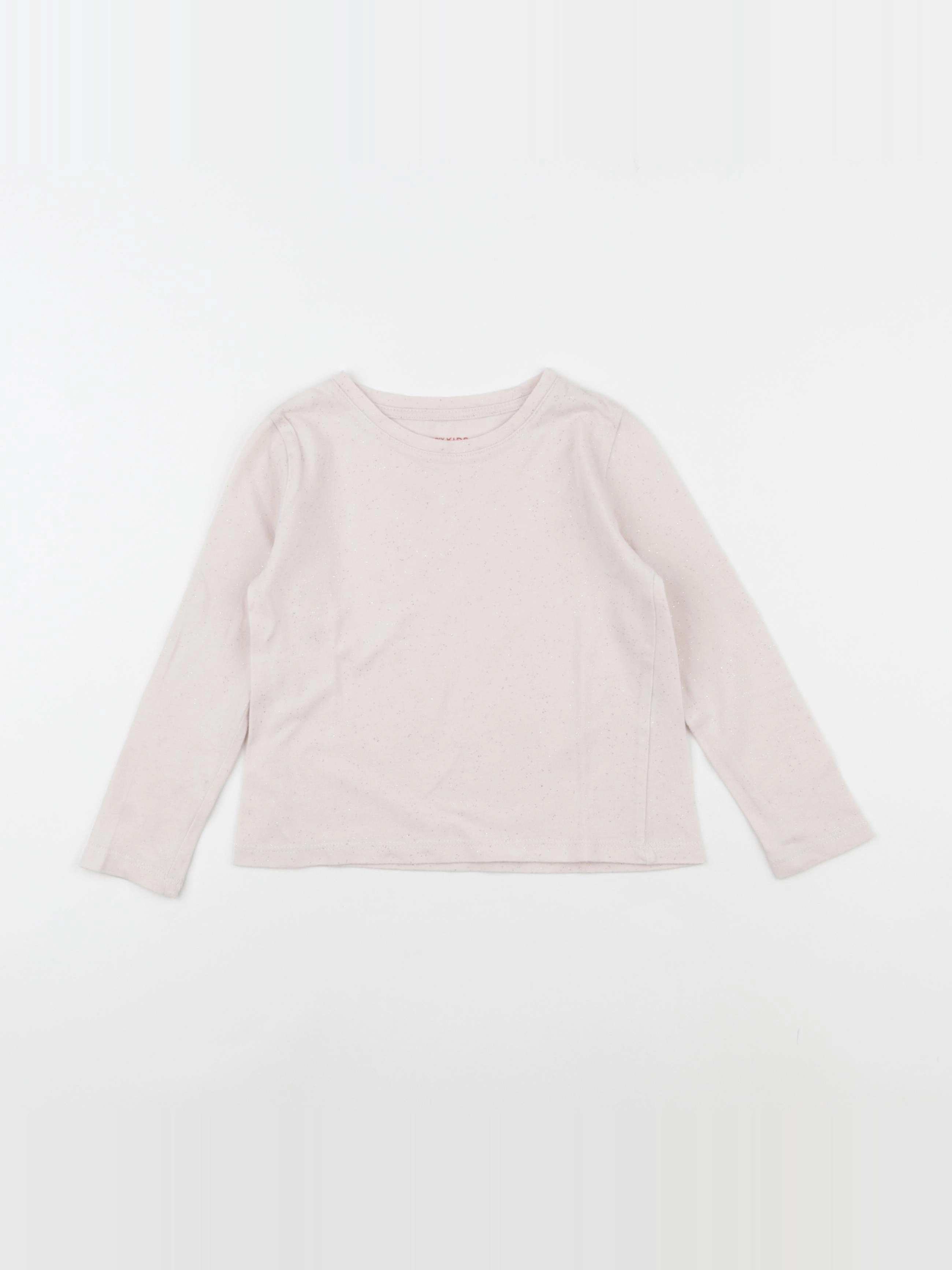 Monoprix - tee-shirt rose - 3 ans