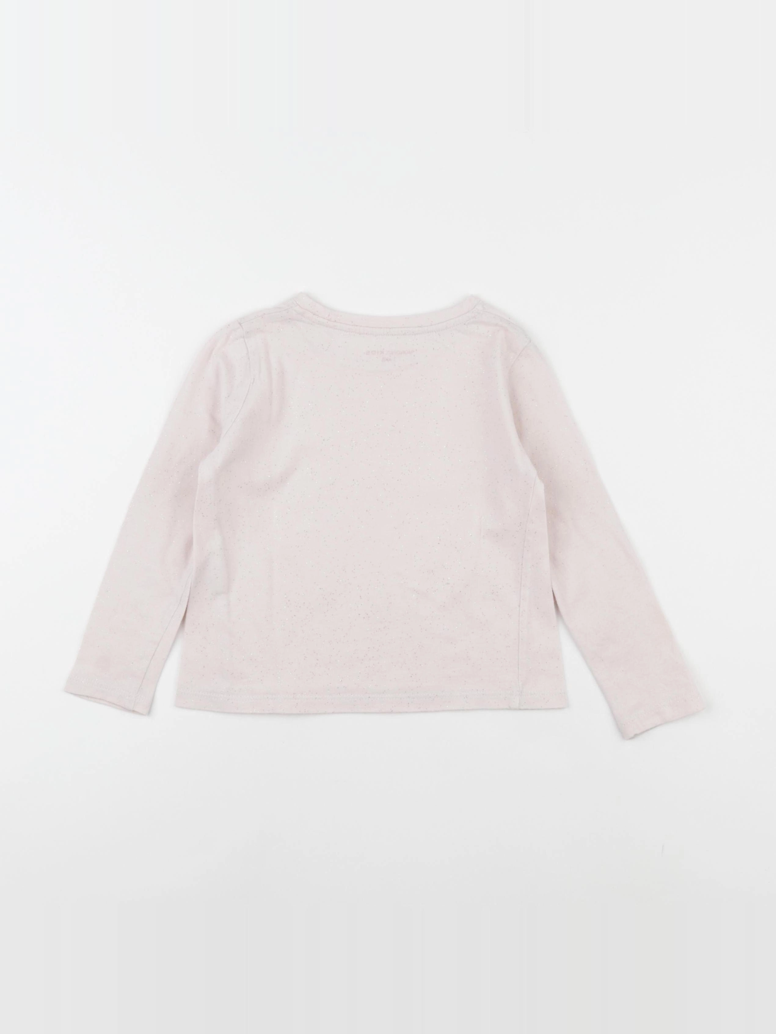Monoprix - tee-shirt rose - 3 ans