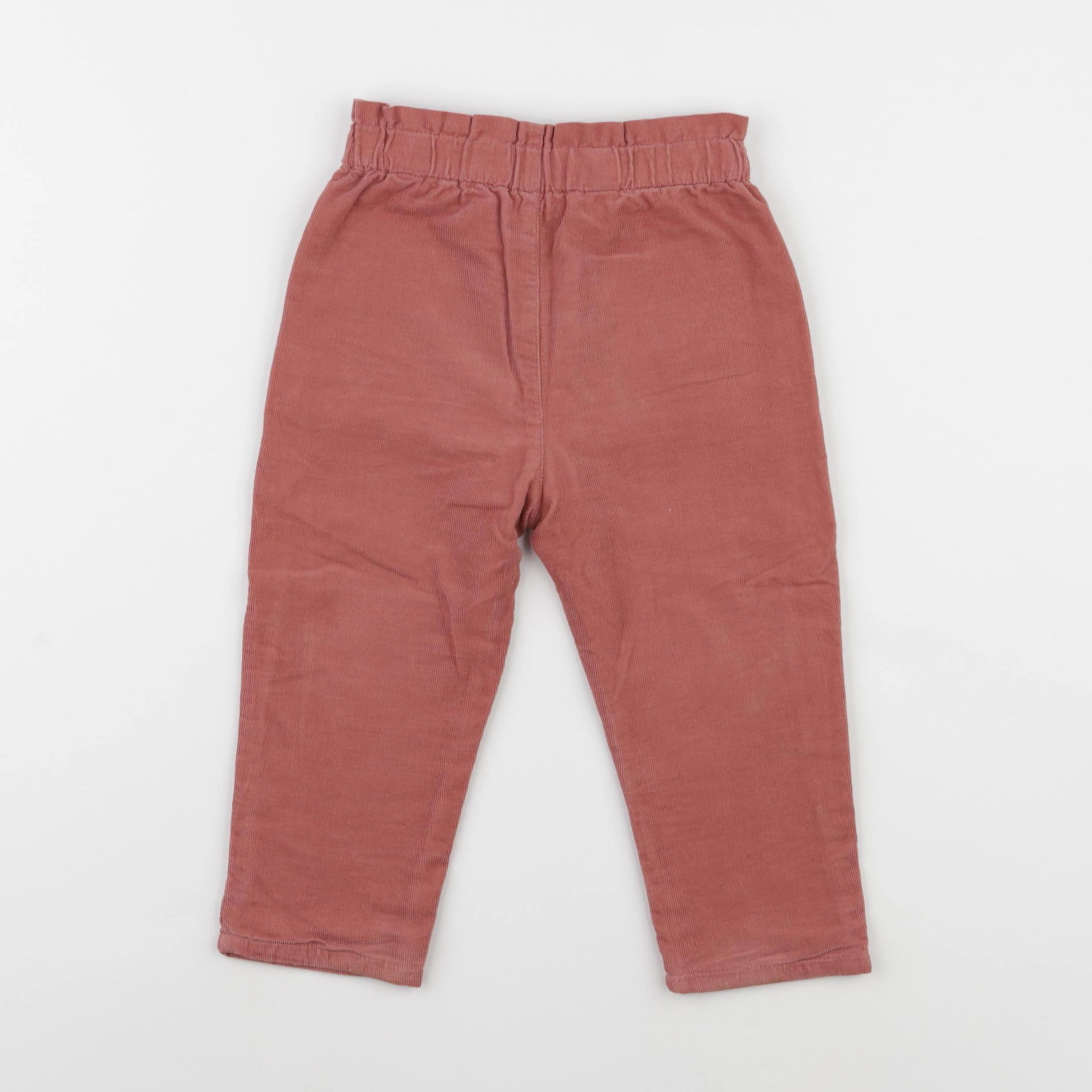 Boutchou - pantalon rouge - 18 mois