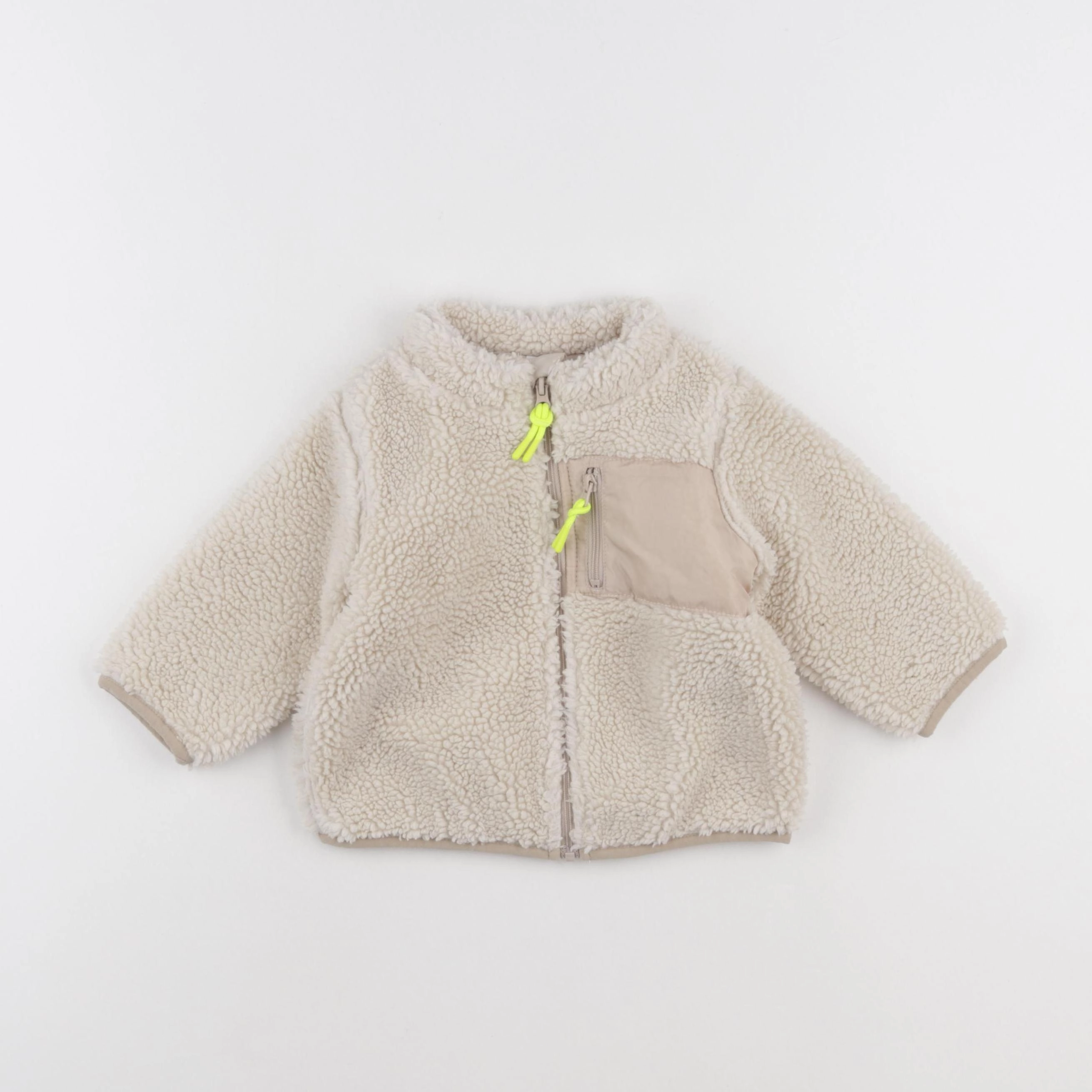 H&M - veste beige - 6/9 mois