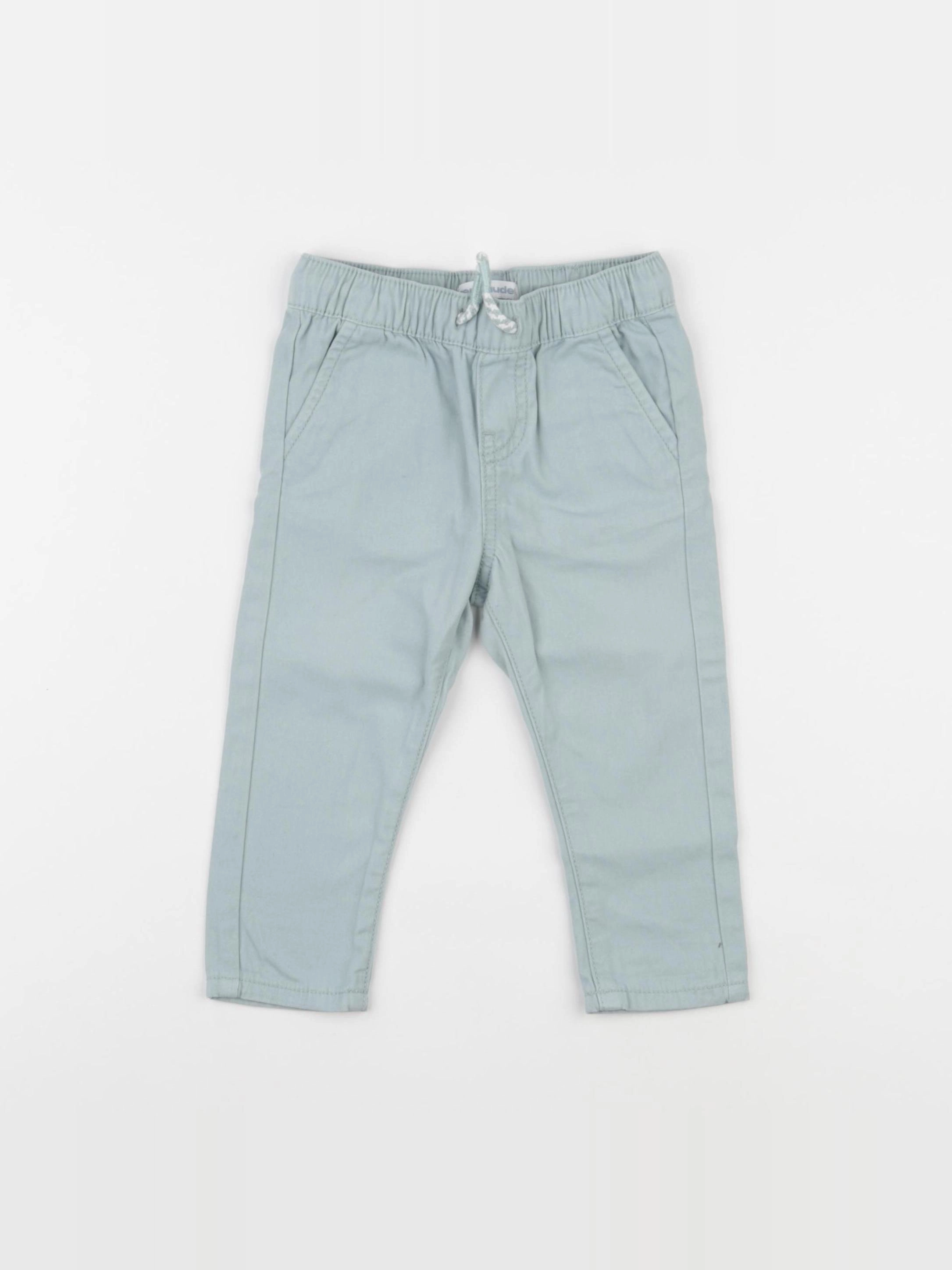 Vertbaudet - pantalon bleu - 9 mois