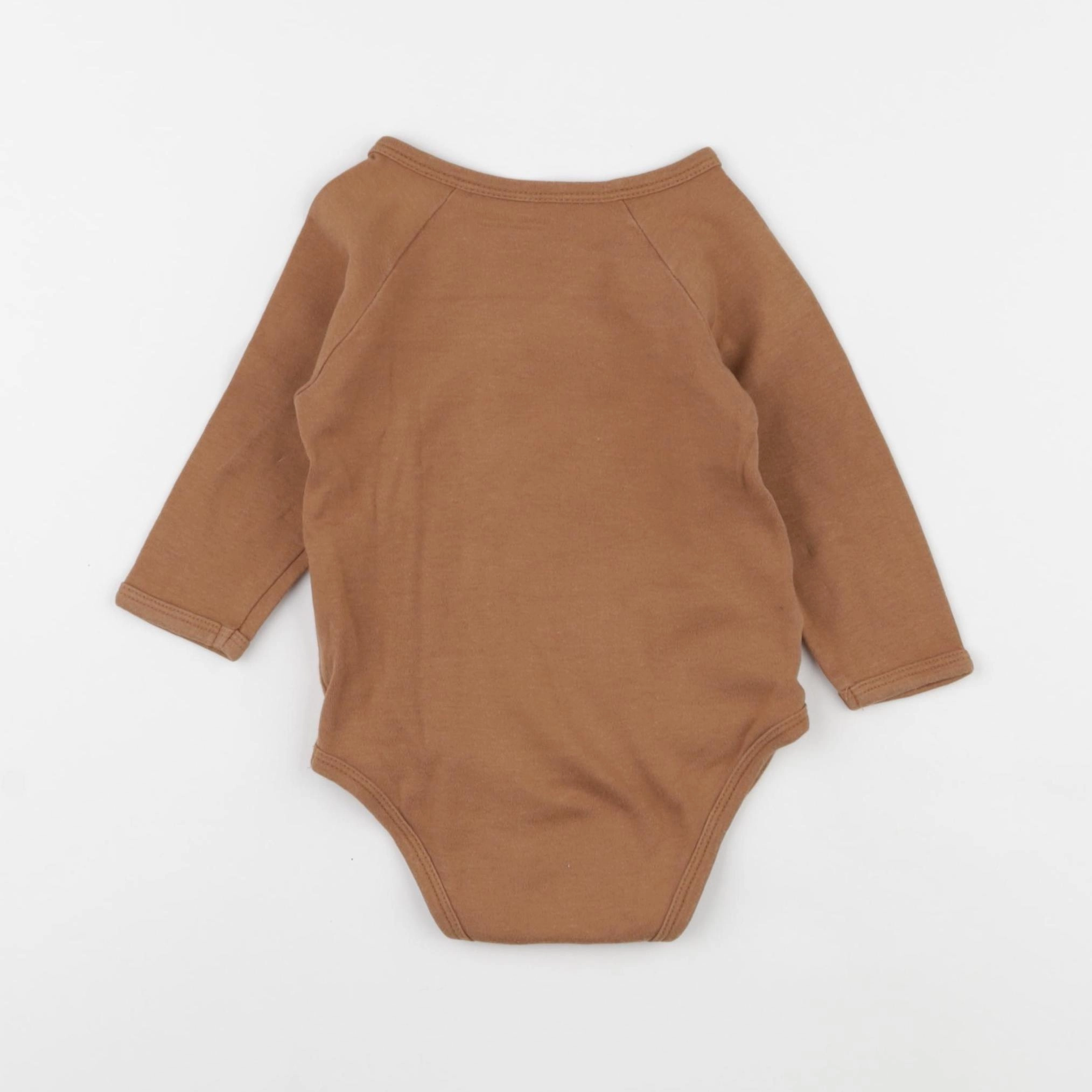 Vertbaudet - body marron - 12 mois