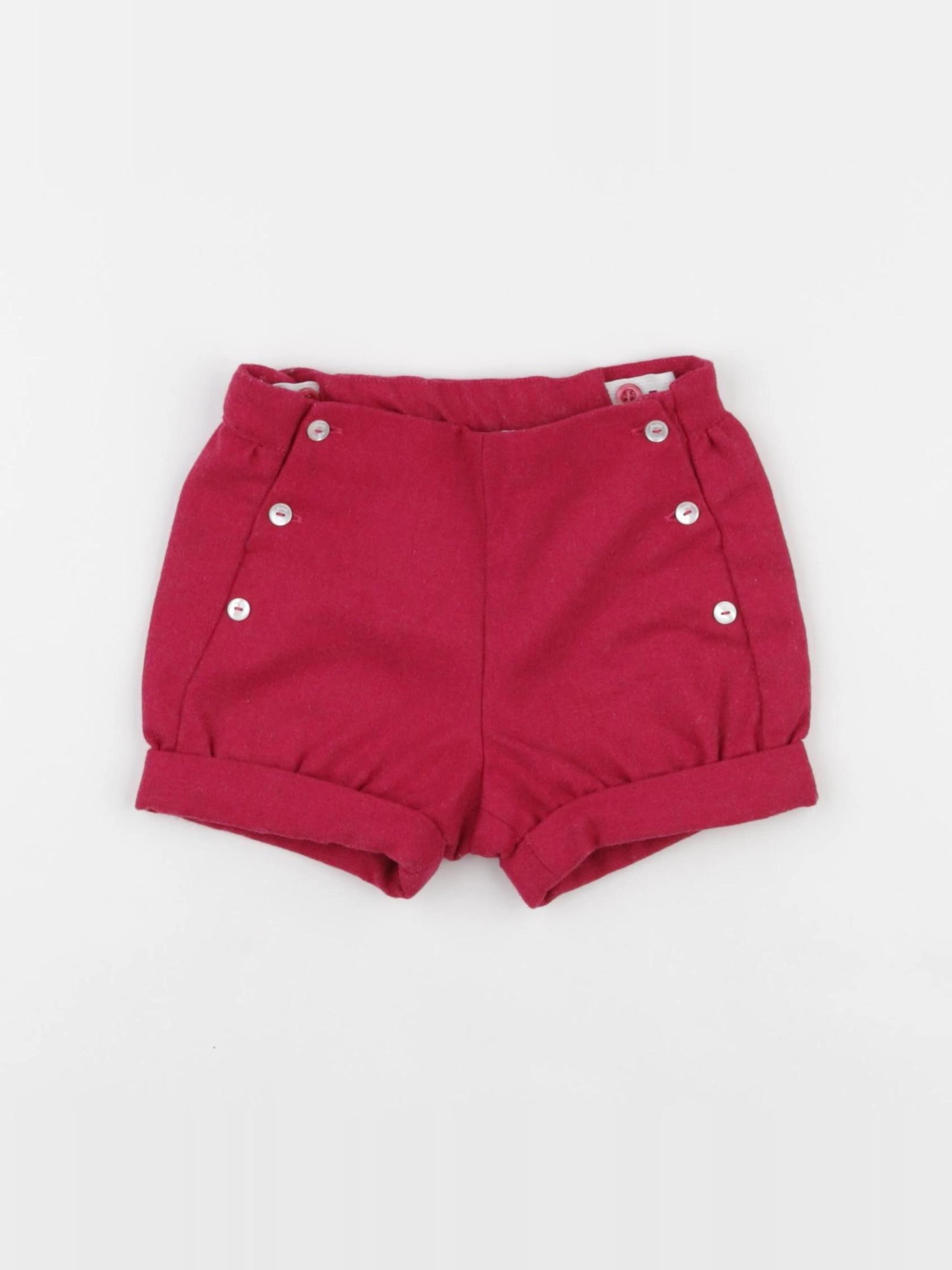 Jacadi - short rose - 6 mois