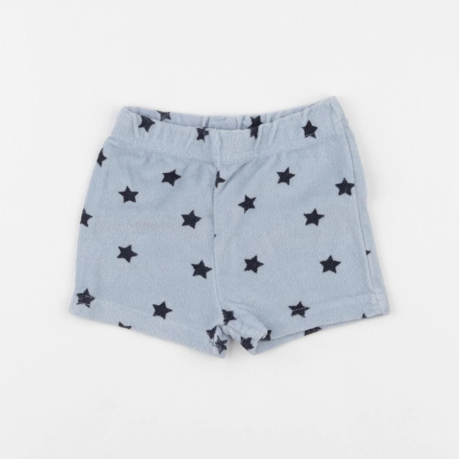 Vertbaudet - short noir, bleu - 12 mois