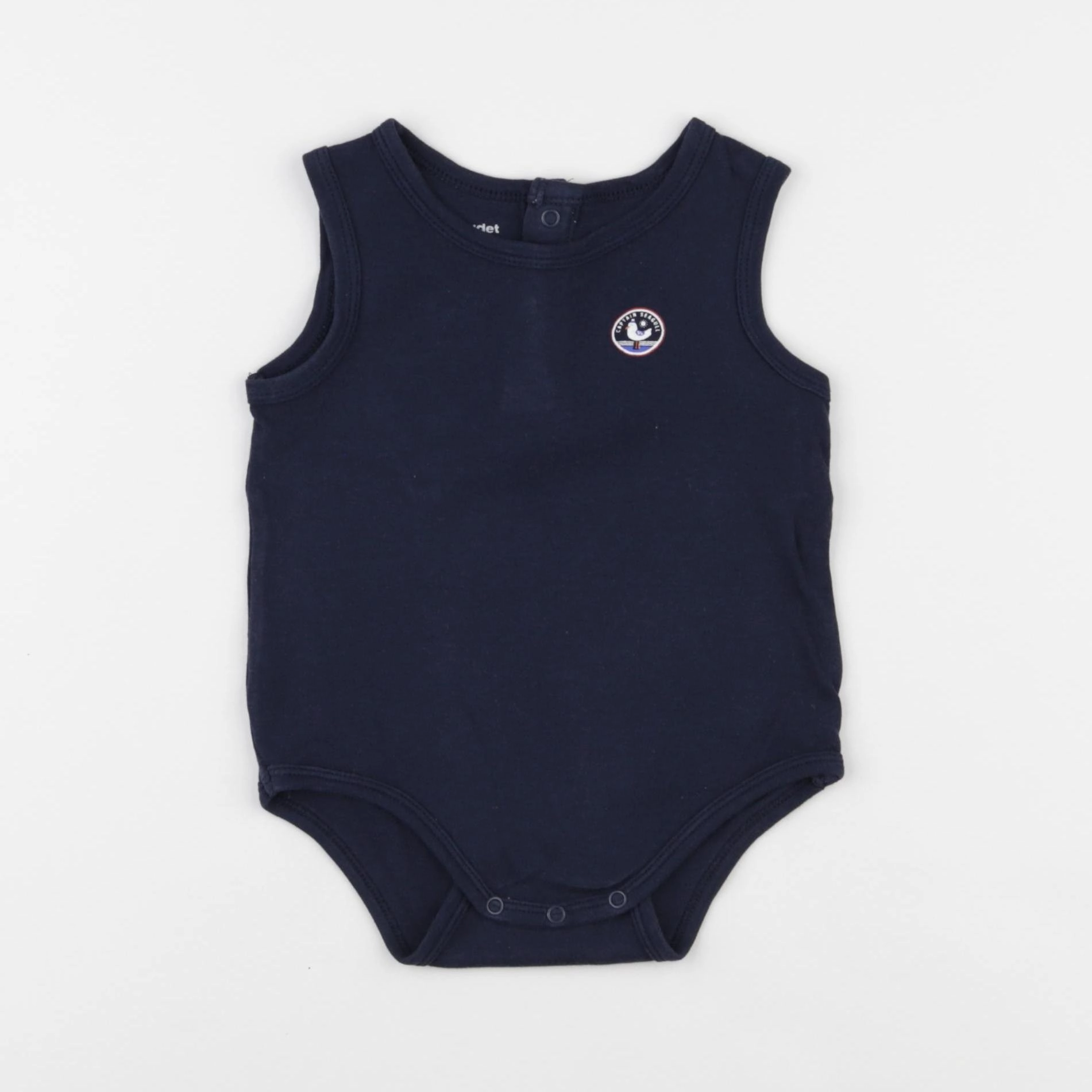 Vertbaudet - body bleu - 12 mois