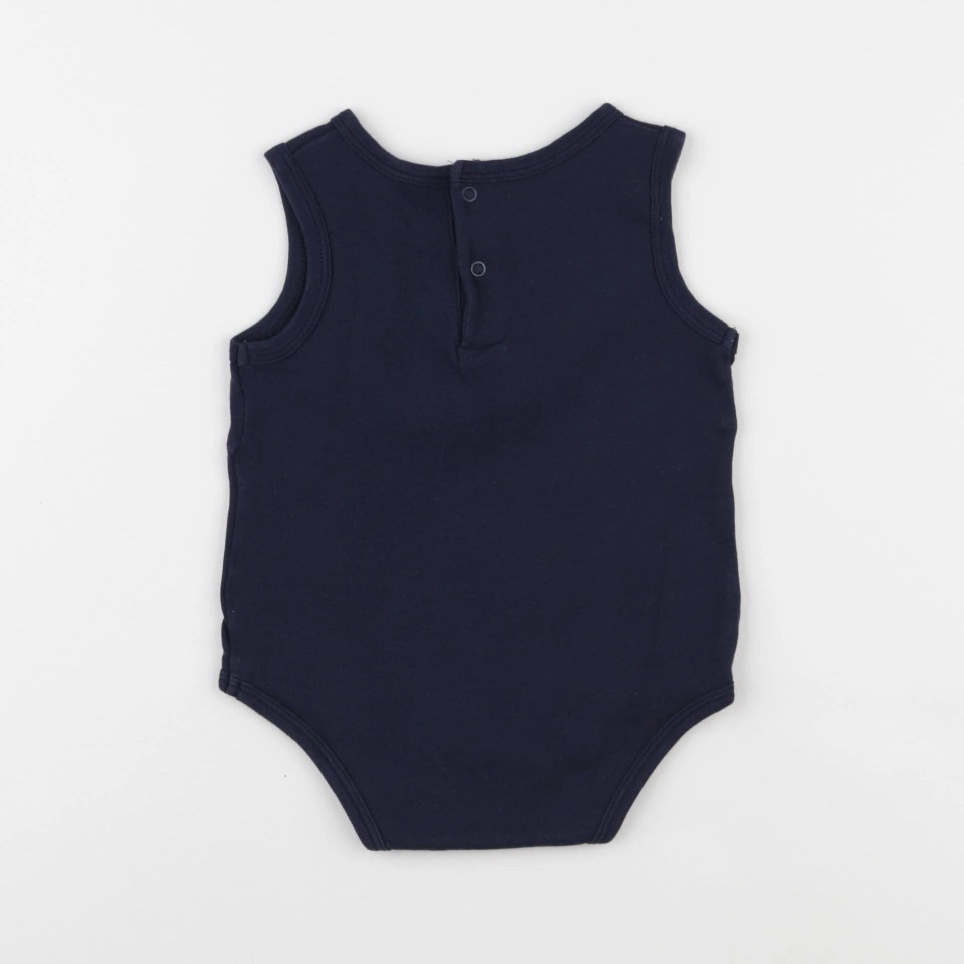 Vertbaudet - body bleu - 12 mois
