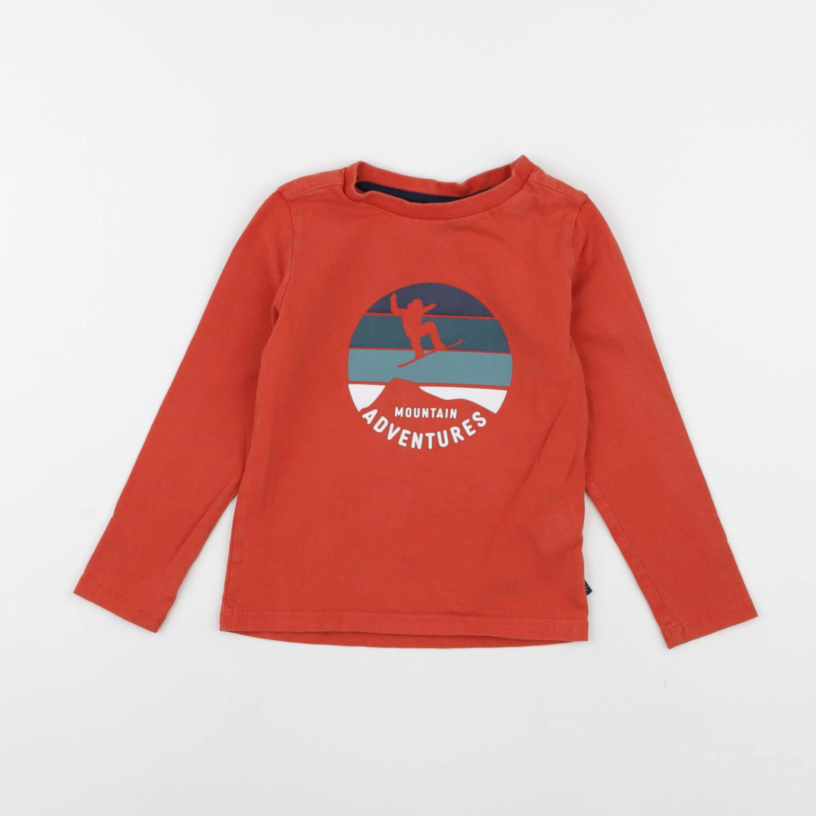 Okaidi - tee-shirt orange - 4 ans