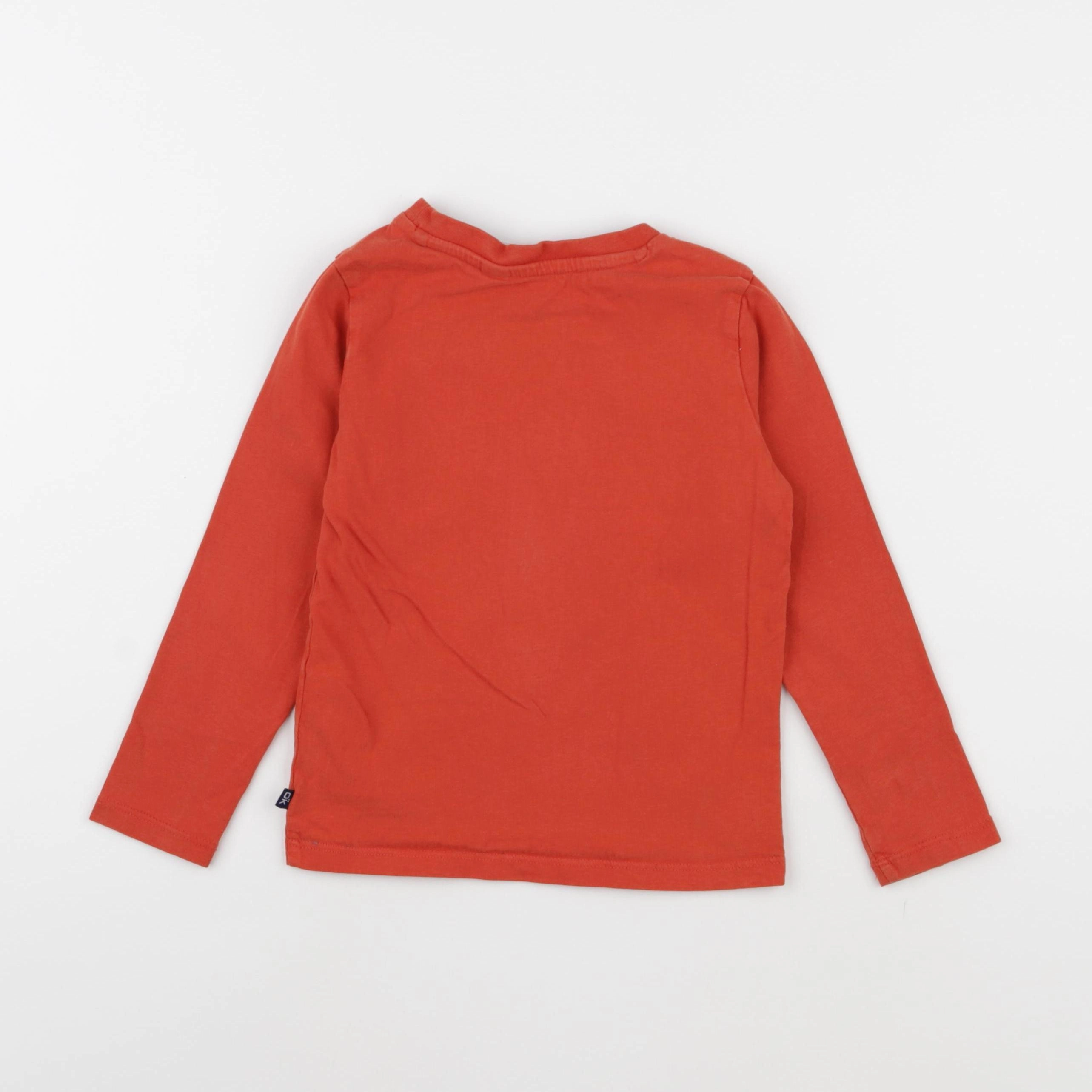 Okaidi - tee-shirt orange - 4 ans