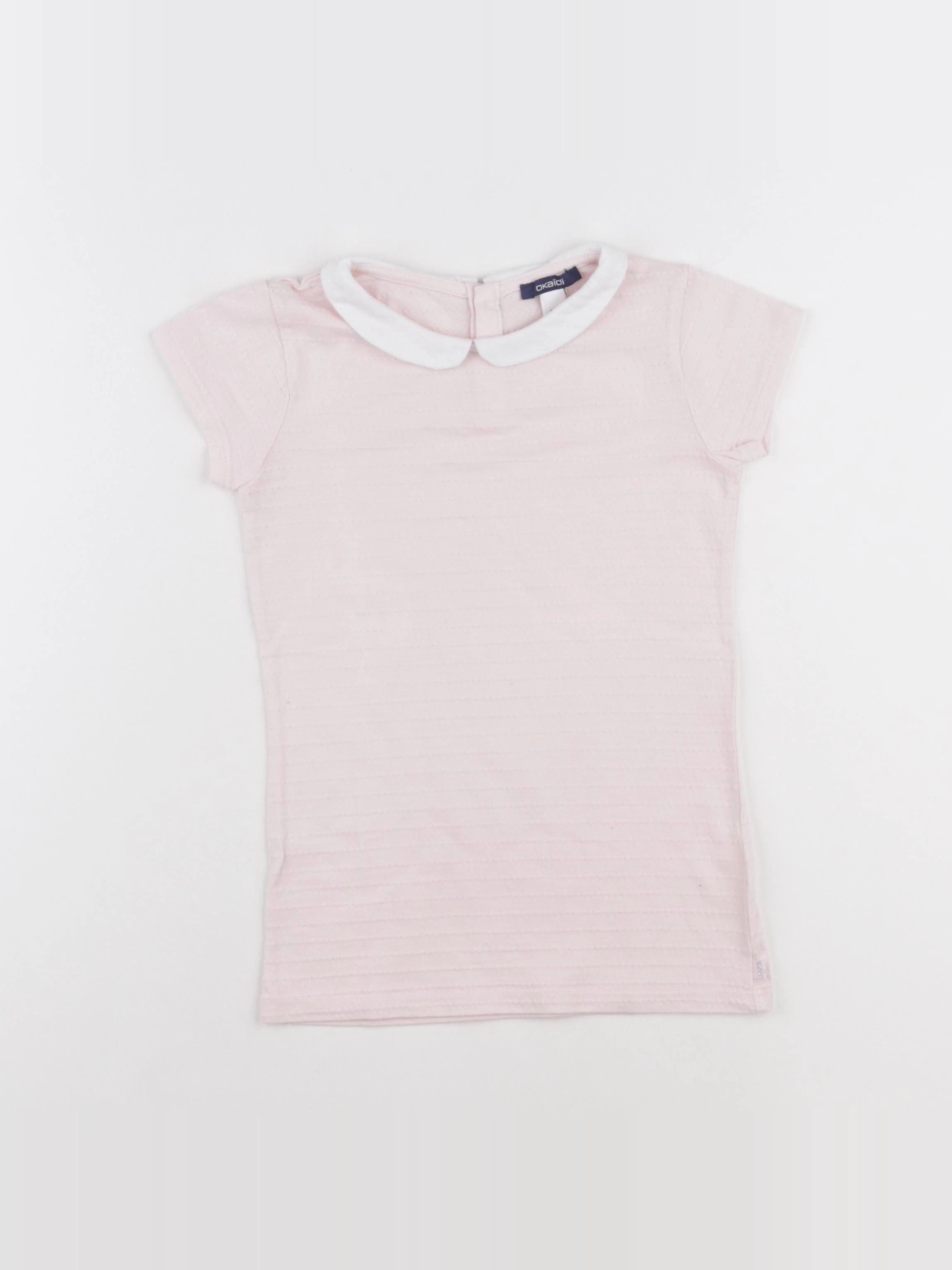 Okaidi - tee-shirt rose - 8 ans