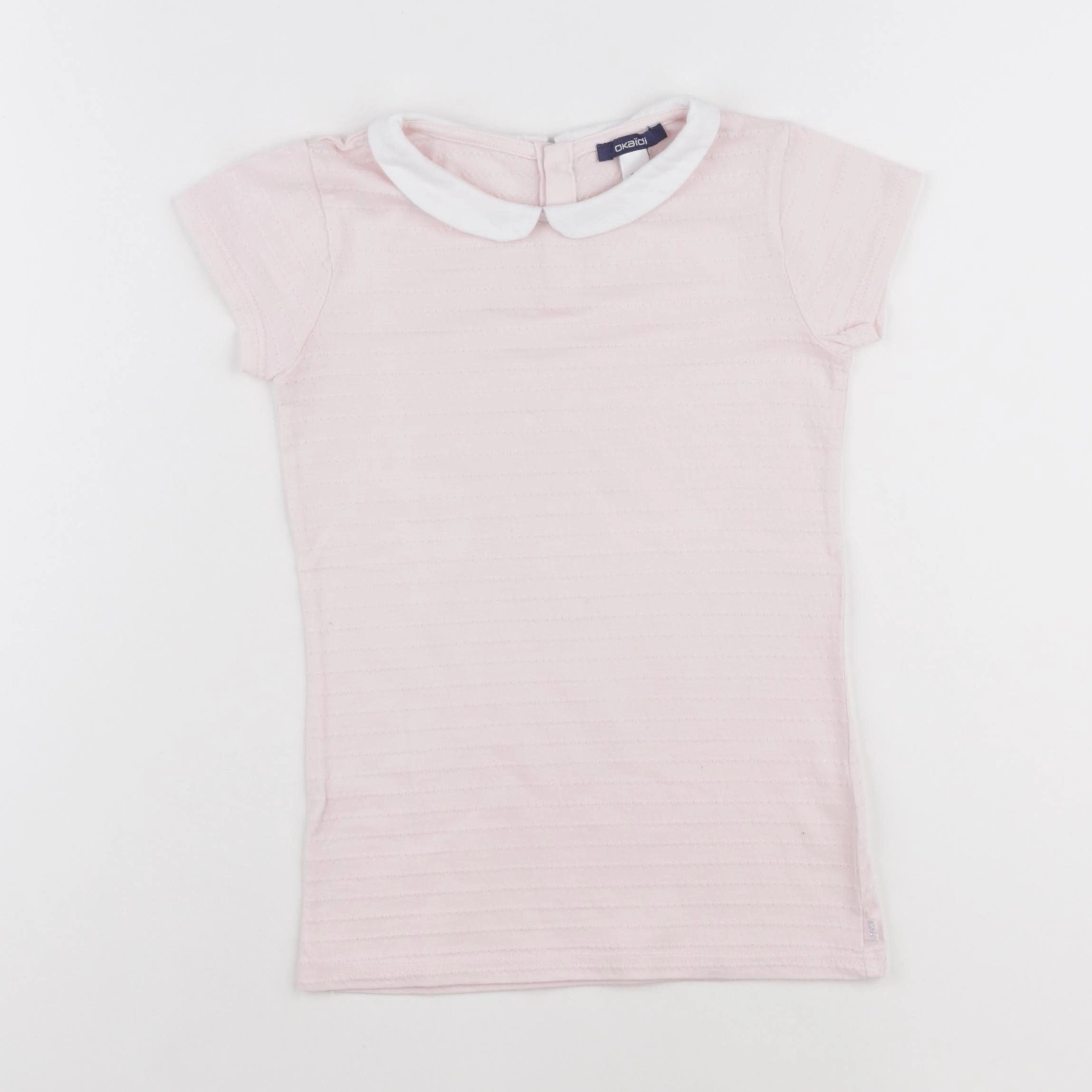 Okaidi - tee-shirt rose - 8 ans
