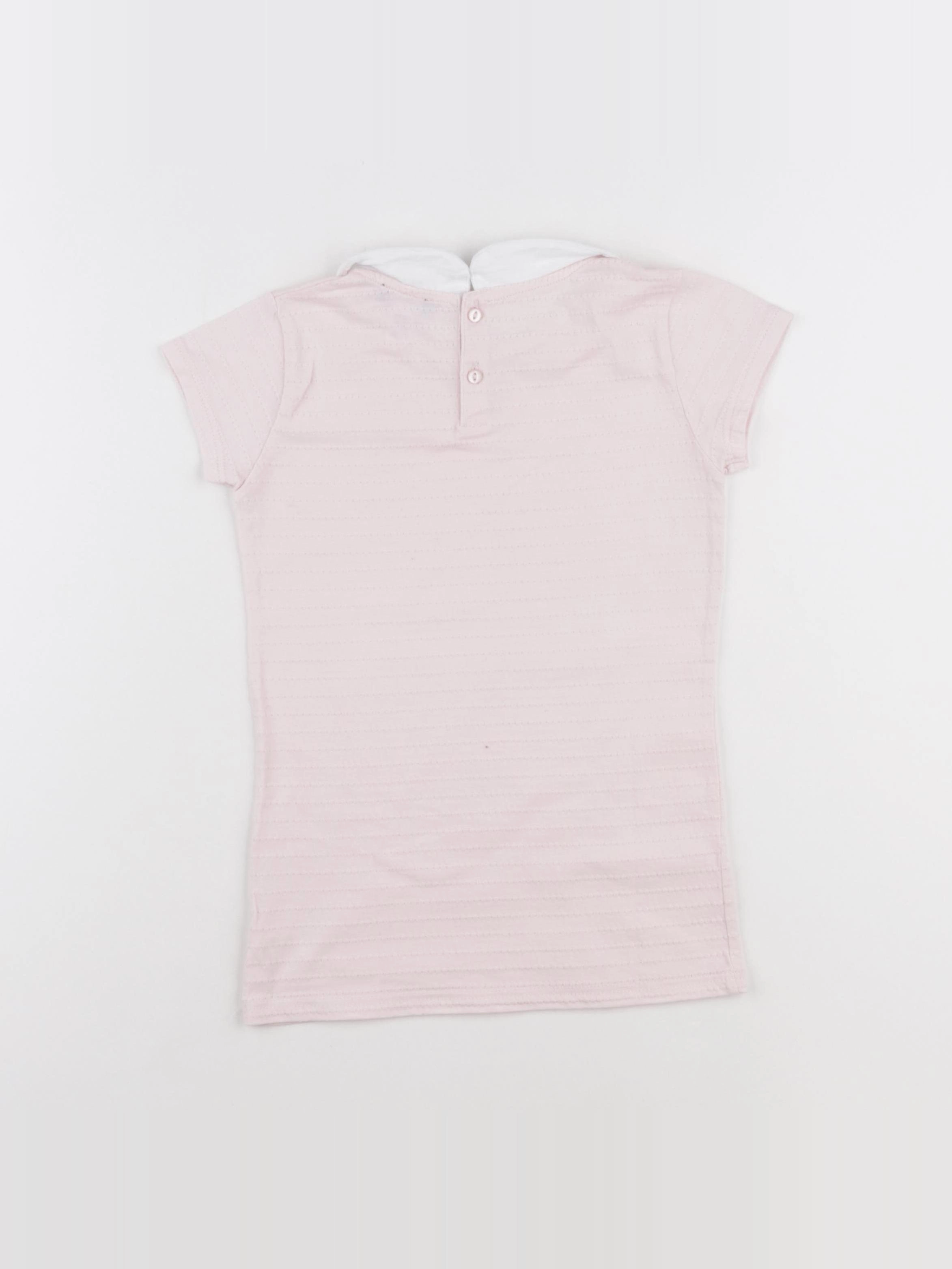 Okaidi - tee-shirt rose - 8 ans