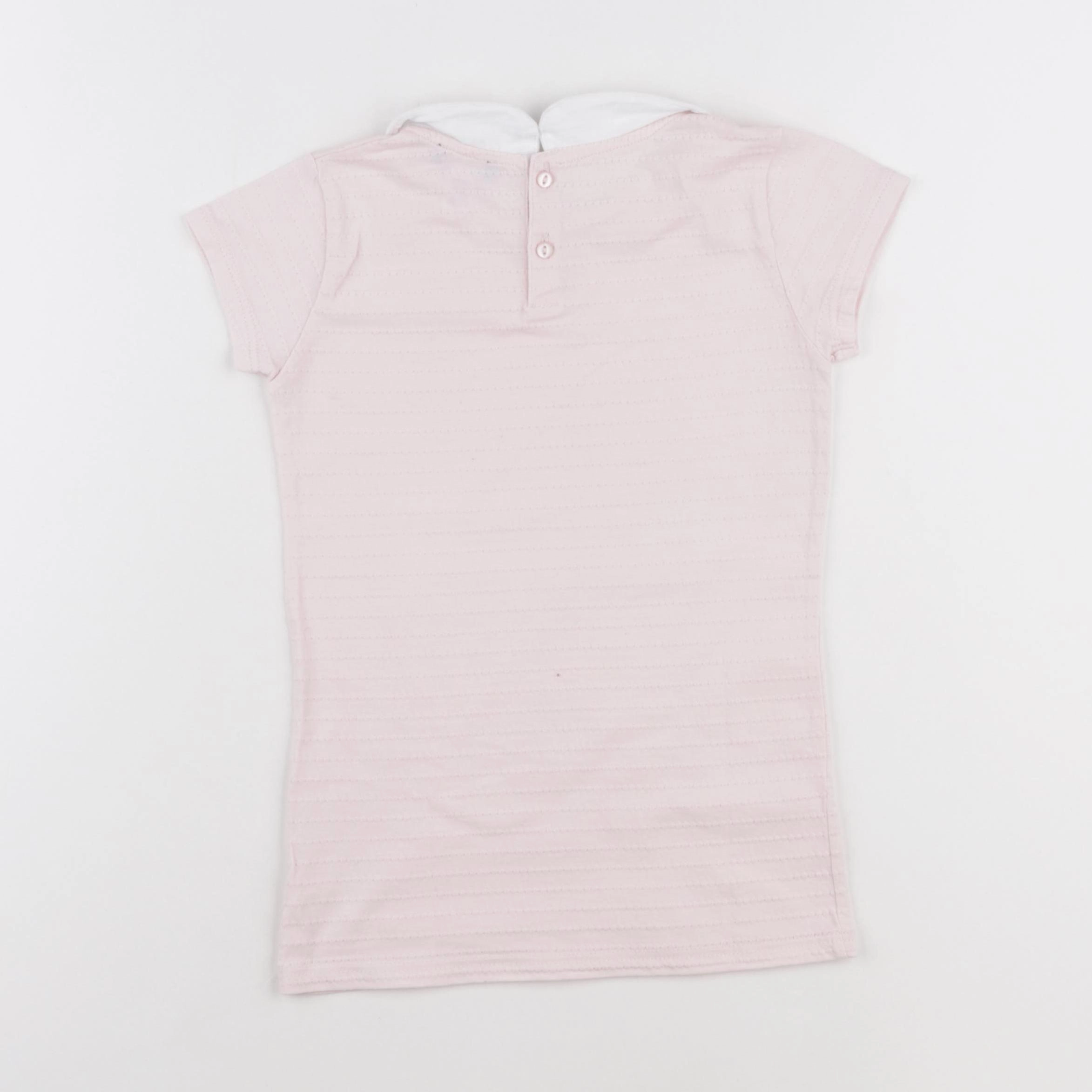 Okaidi - tee-shirt rose - 8 ans