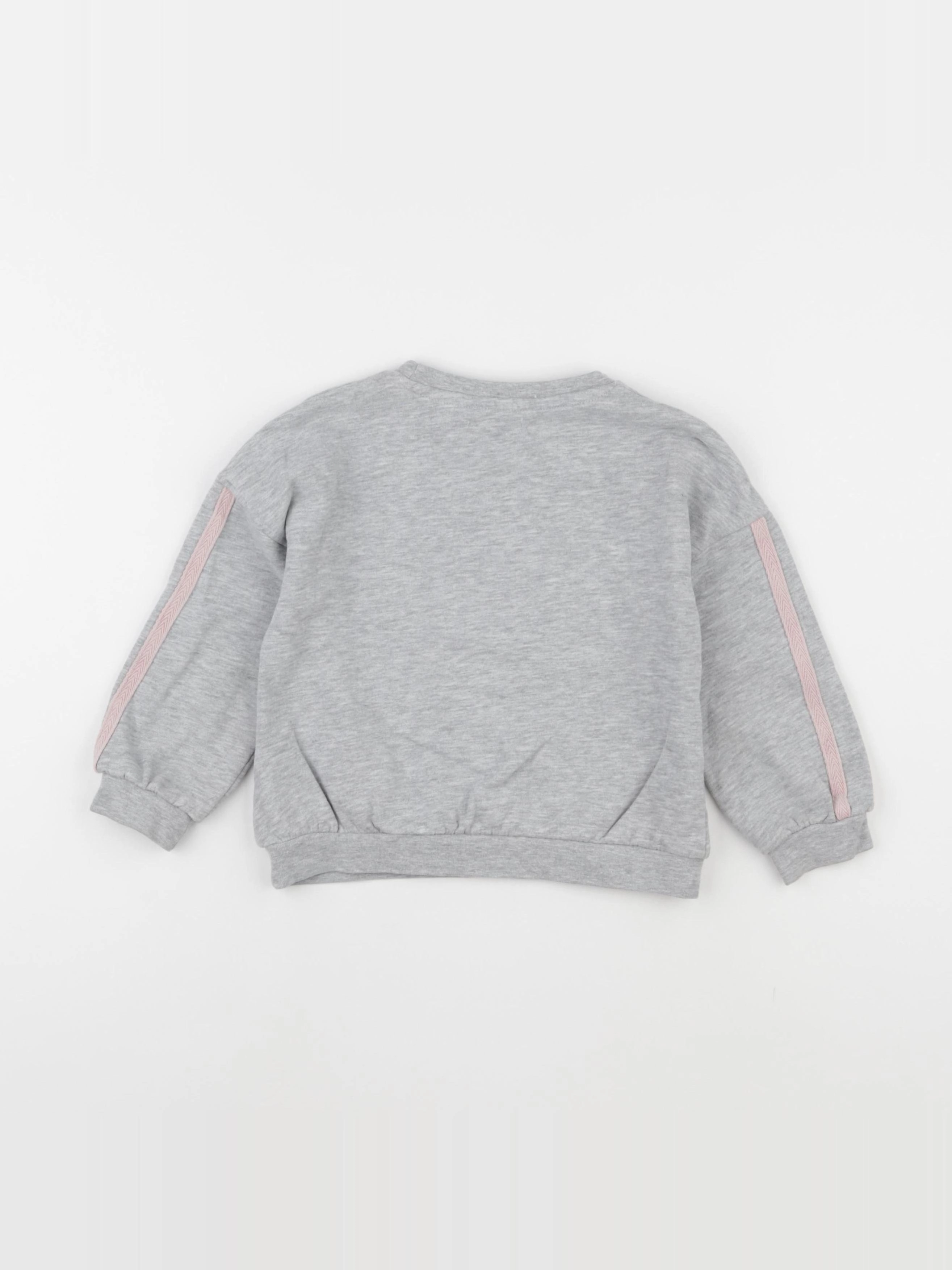Vertbaudet - sweat gris - 4 ans