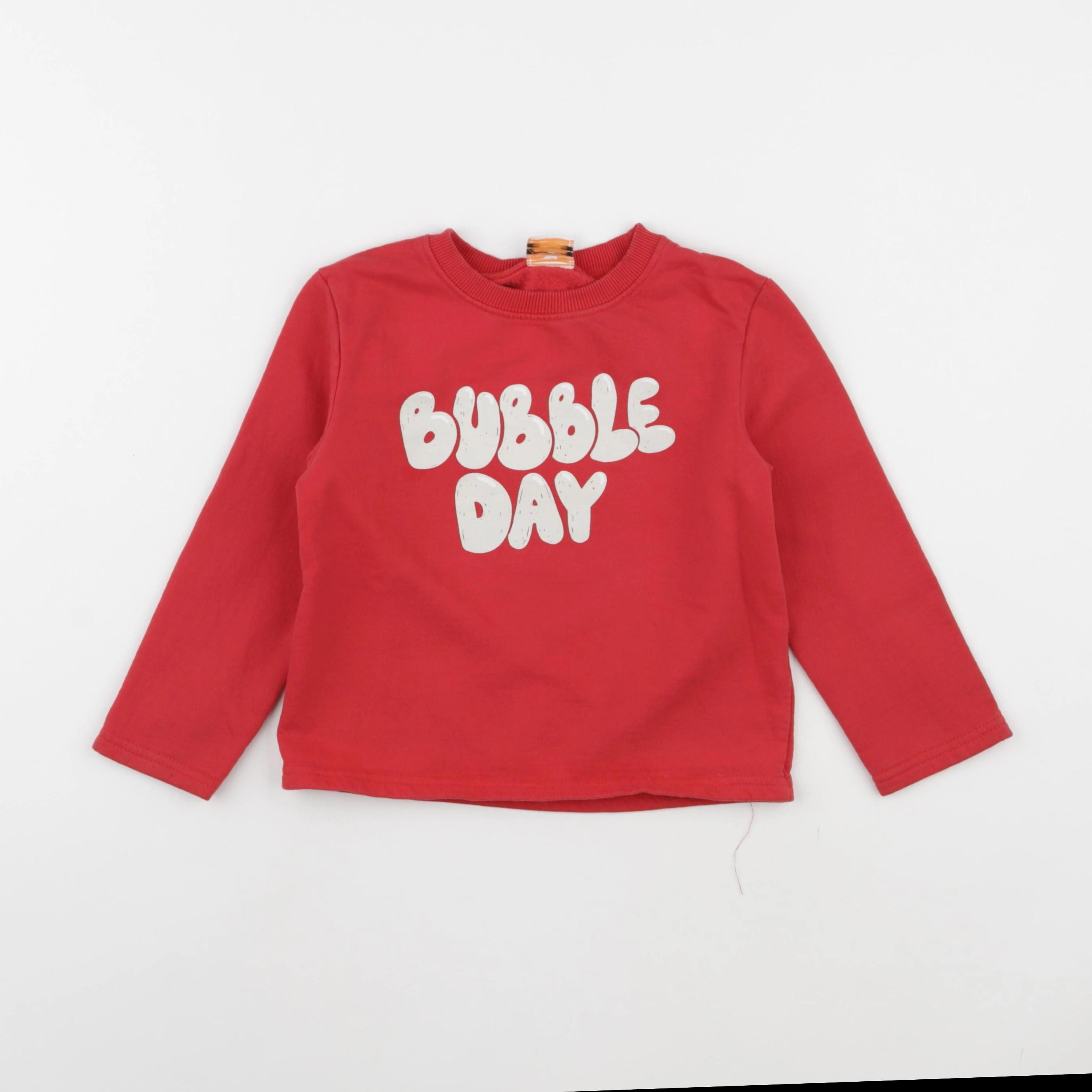 Tape à l'oeil - sweat rouge - 4 ans
