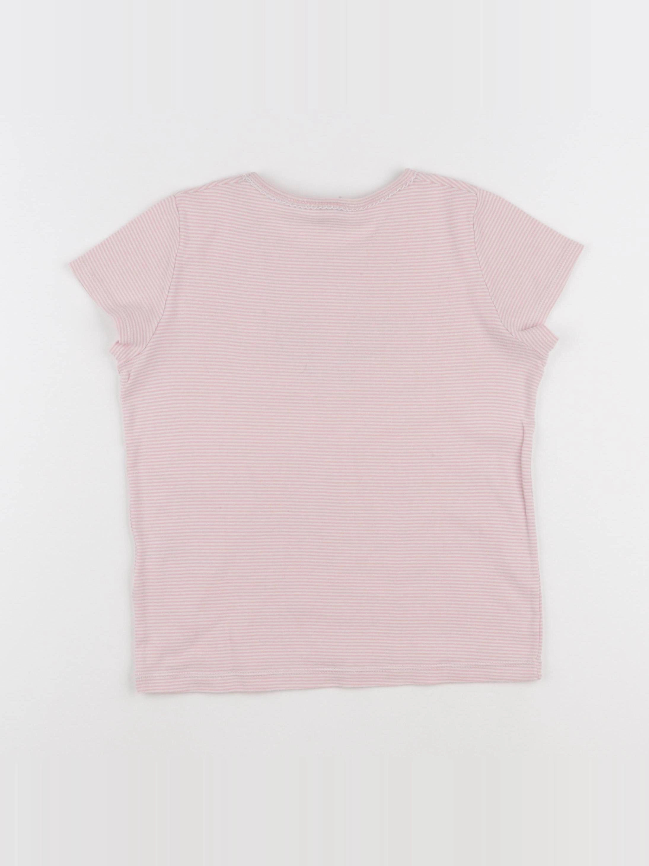 Petit Bateau - maillot de corps rose - 8 ans