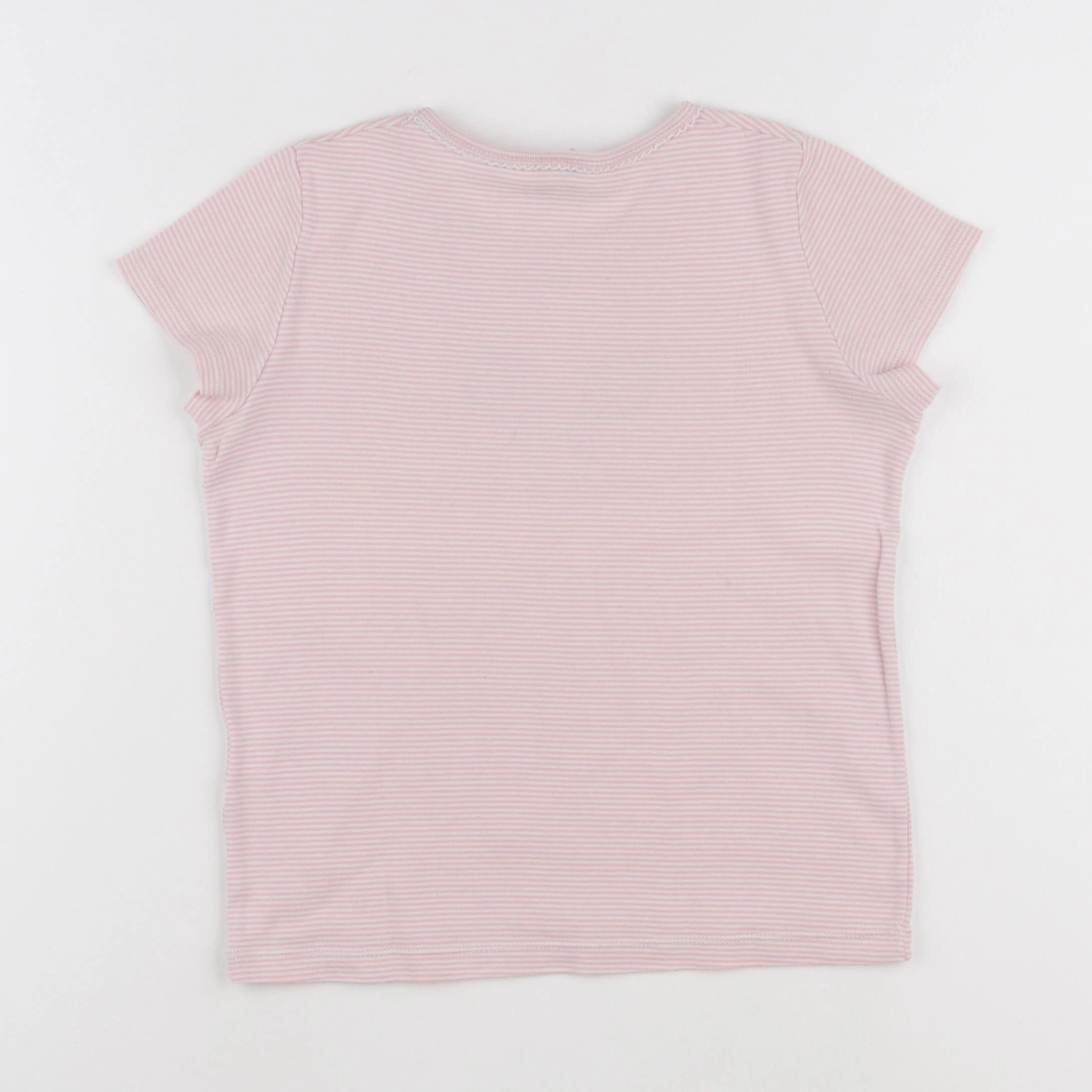Petit Bateau - maillot de corps rose - 8 ans