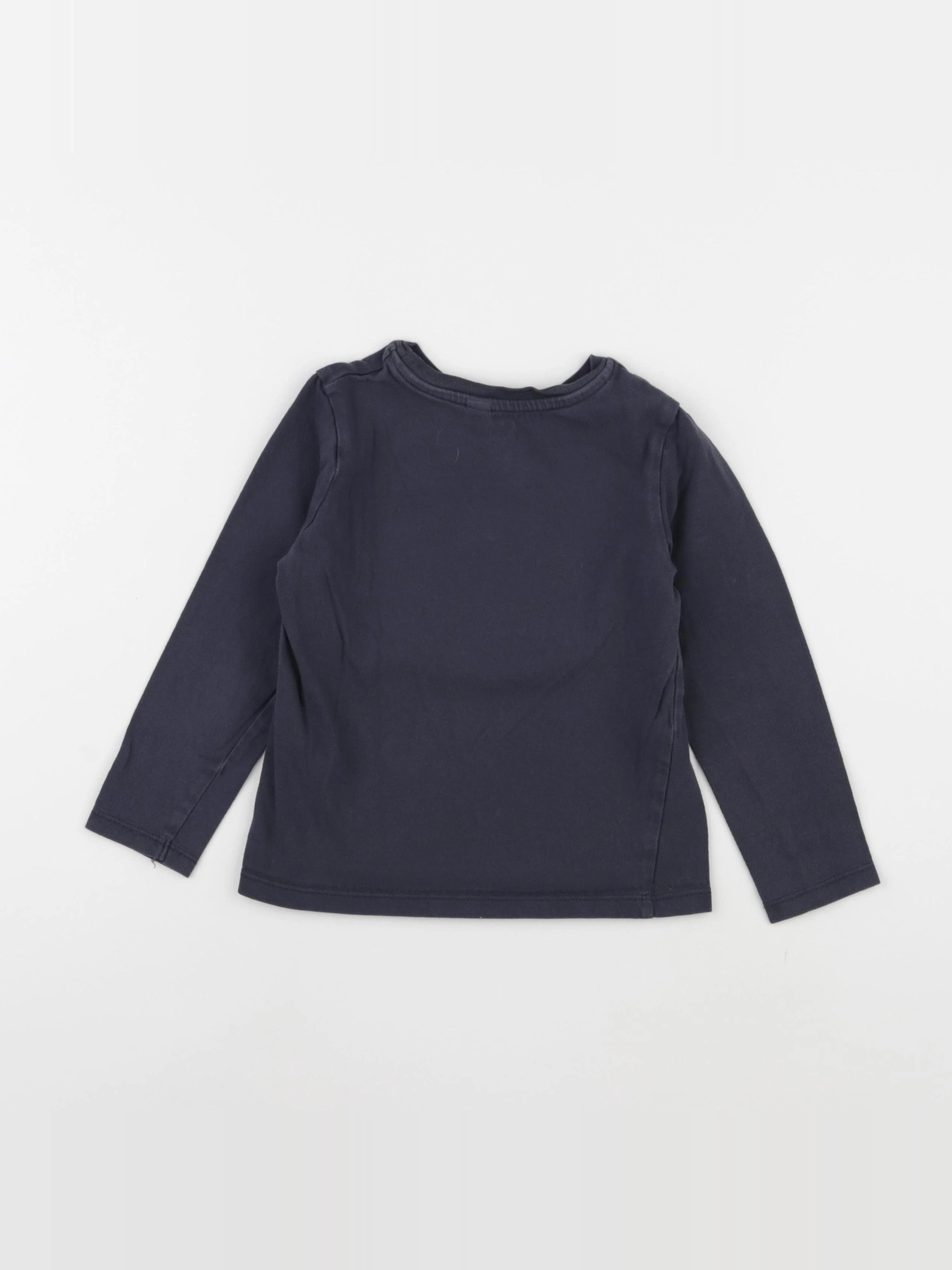 Okaidi - tee-shirt bleu - 4 ans