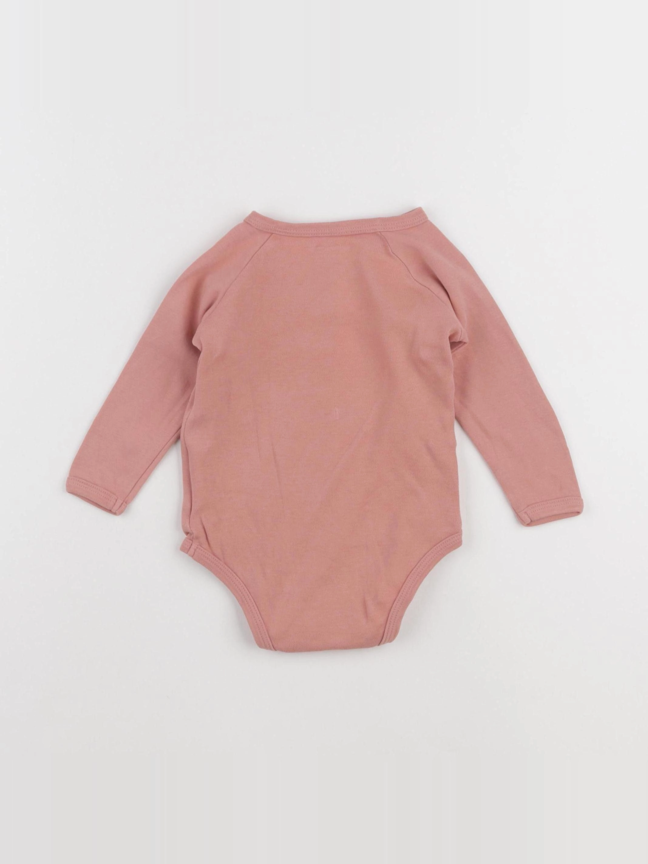Vertbaudet - body rose - 12 mois