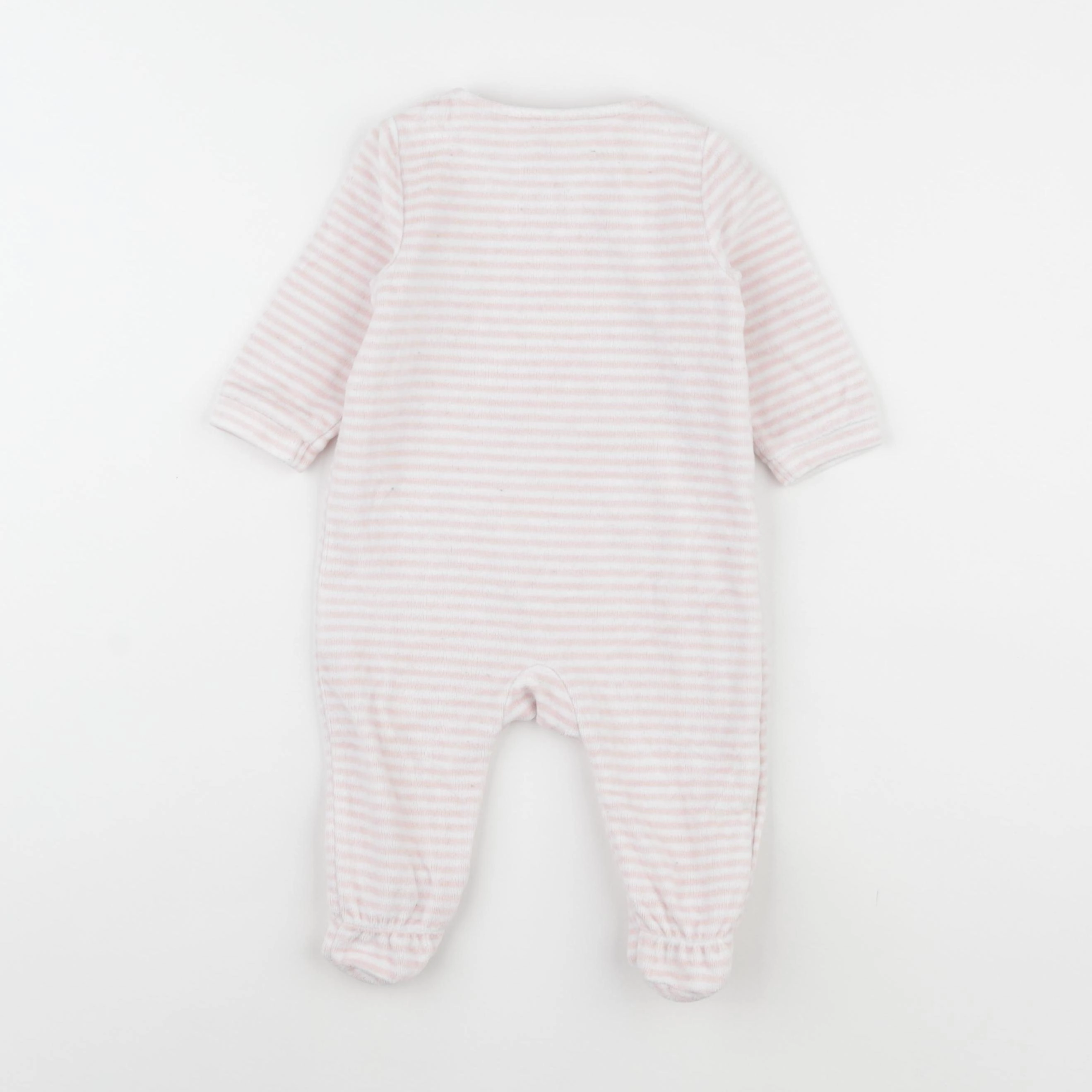 Cyrillus - pyjama velours rose - 6 mois