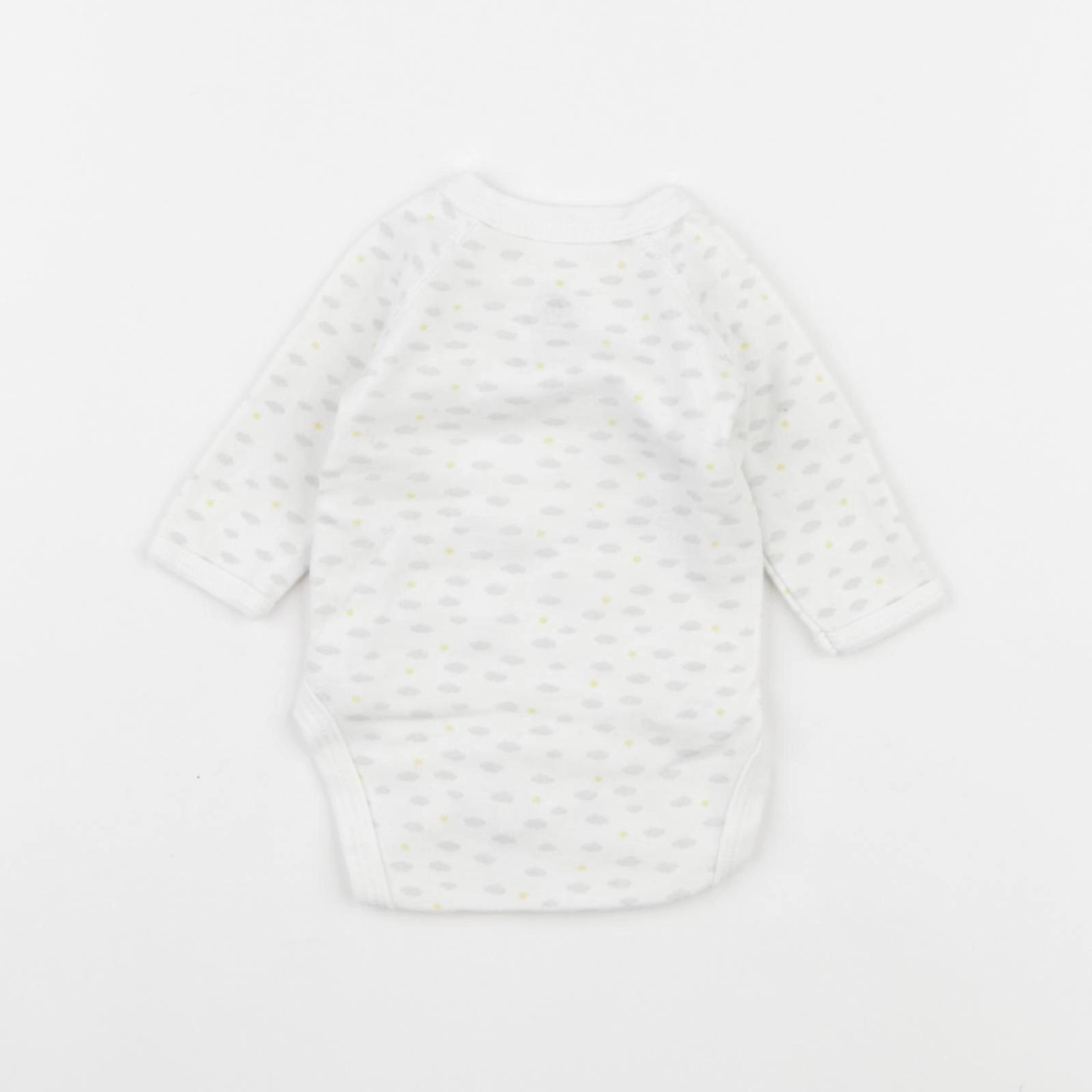 Petit Bateau - body blanc - 0 mois