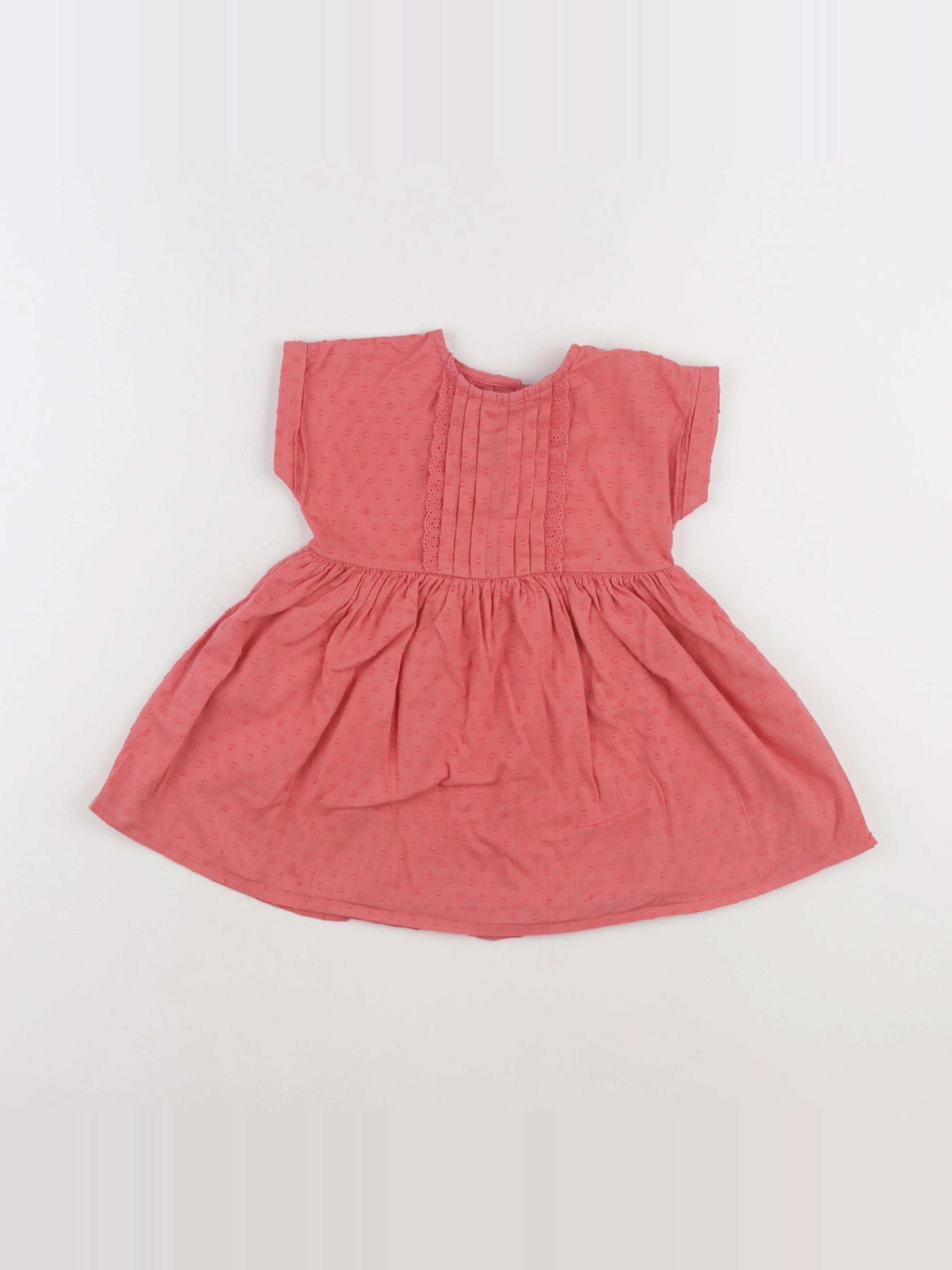 Tape à l'oeil - robe rose - 12 mois