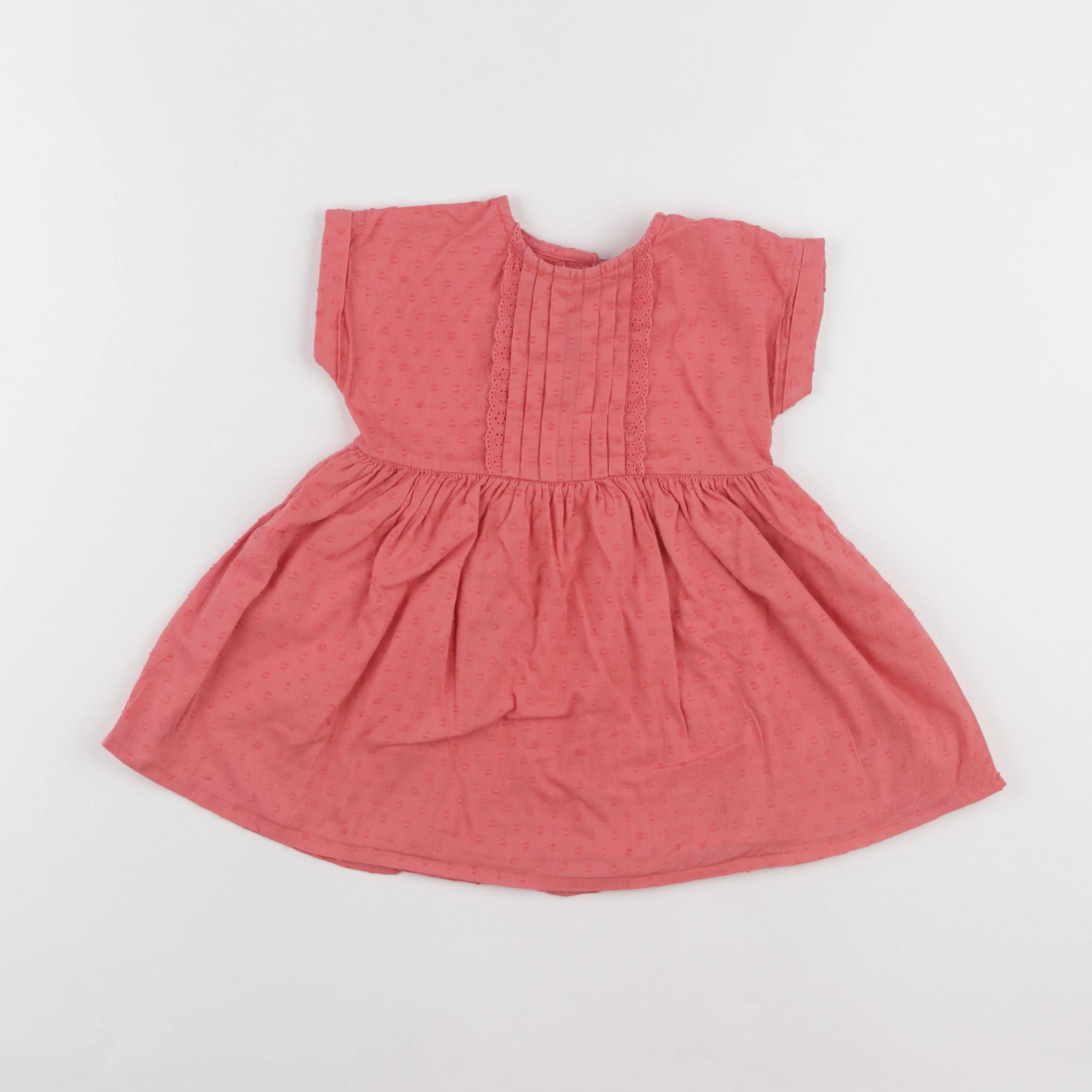 Tape à l'oeil - robe rose - 12 mois