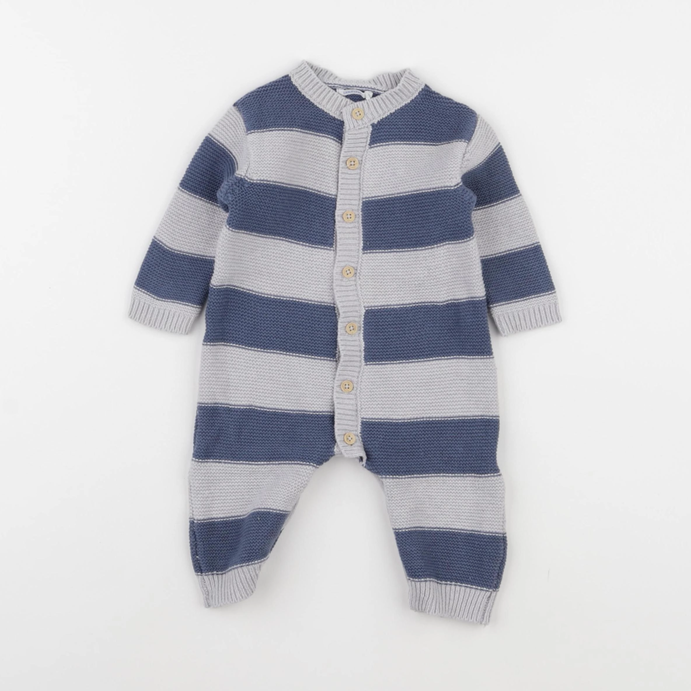 Boutchou - combinaison bleu - 3 mois