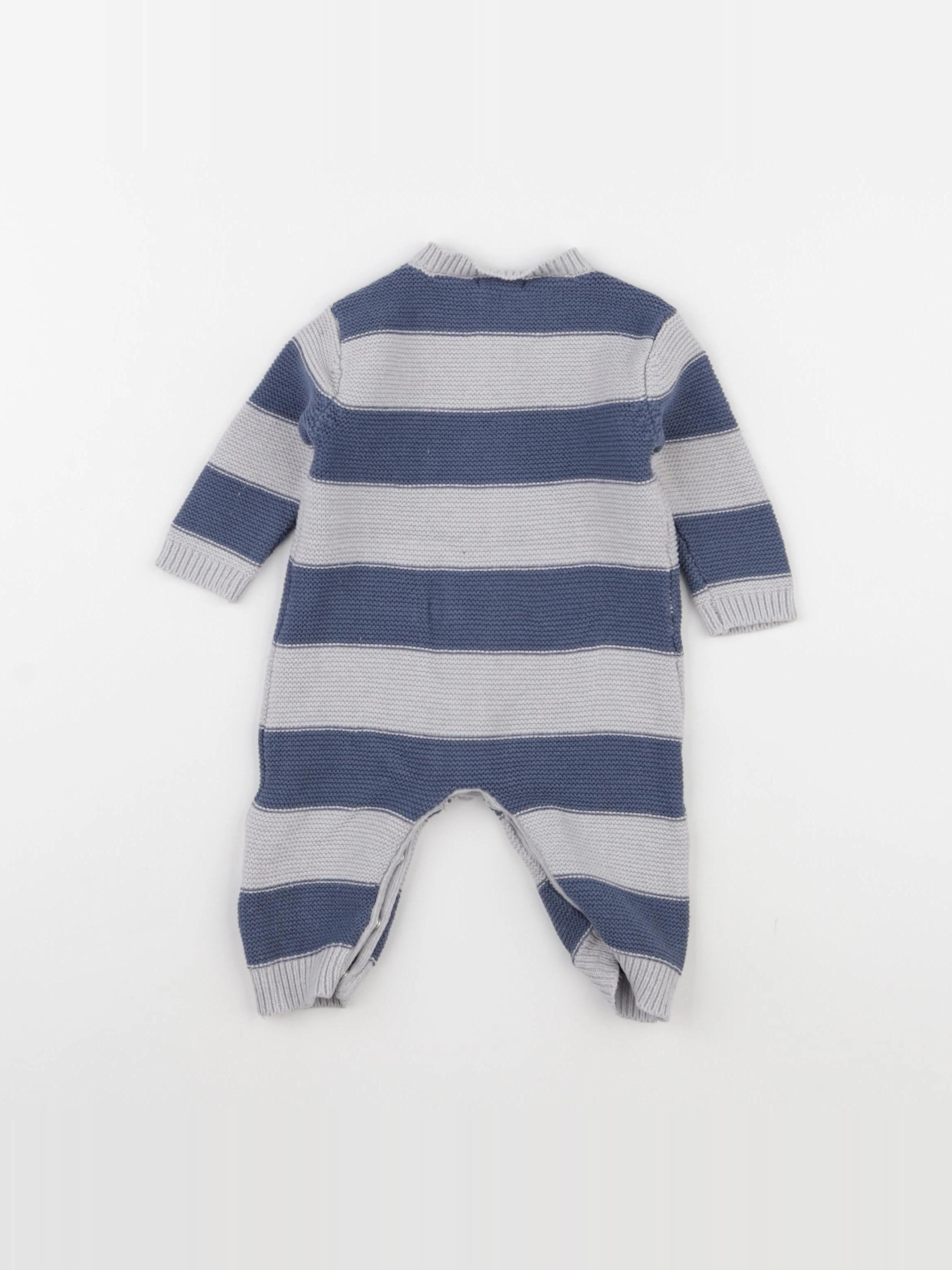 Boutchou - combinaison bleu - 3 mois
