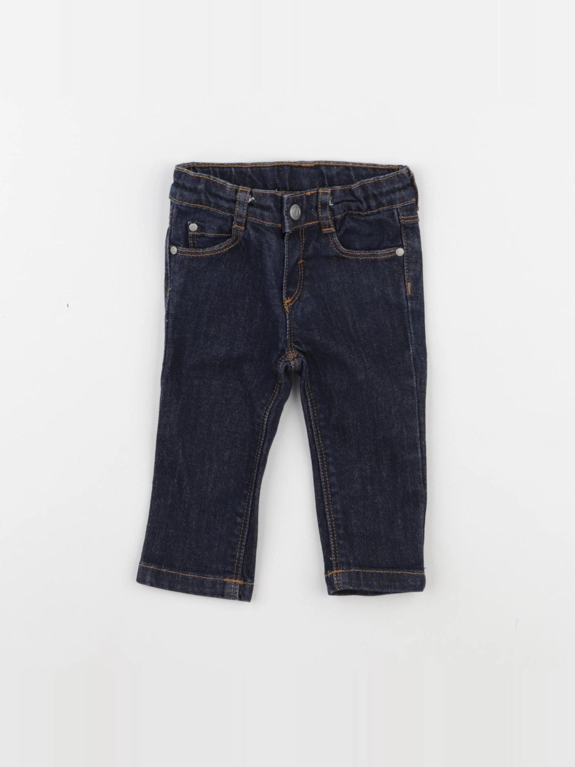 Petit Bateau - jean bleu - 6 mois