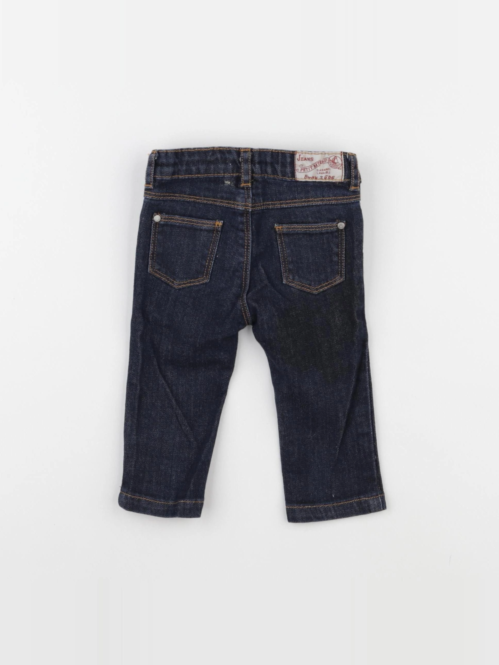 Petit Bateau - jean bleu - 6 mois