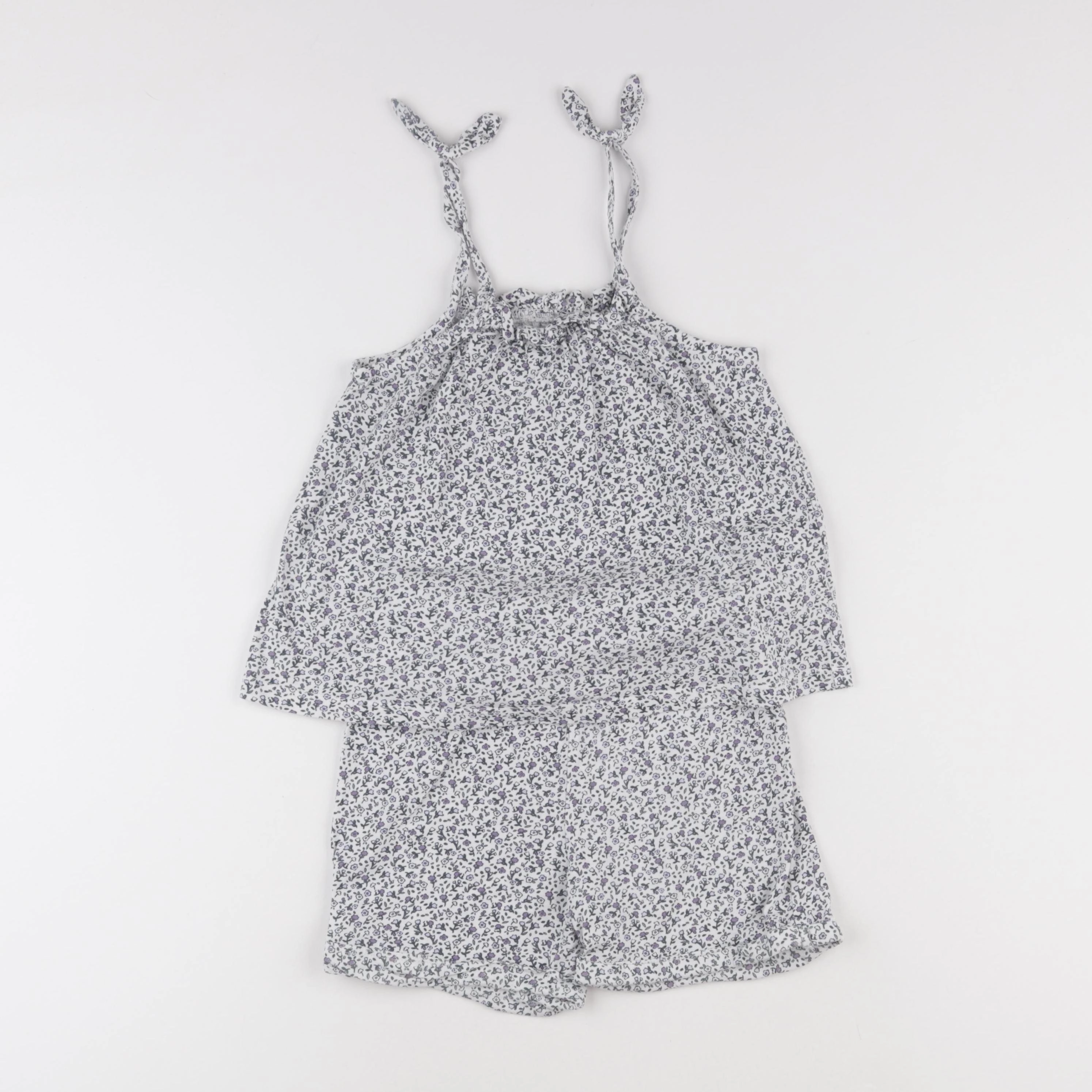 Vertbaudet - pyjama coton violet - 6 ans