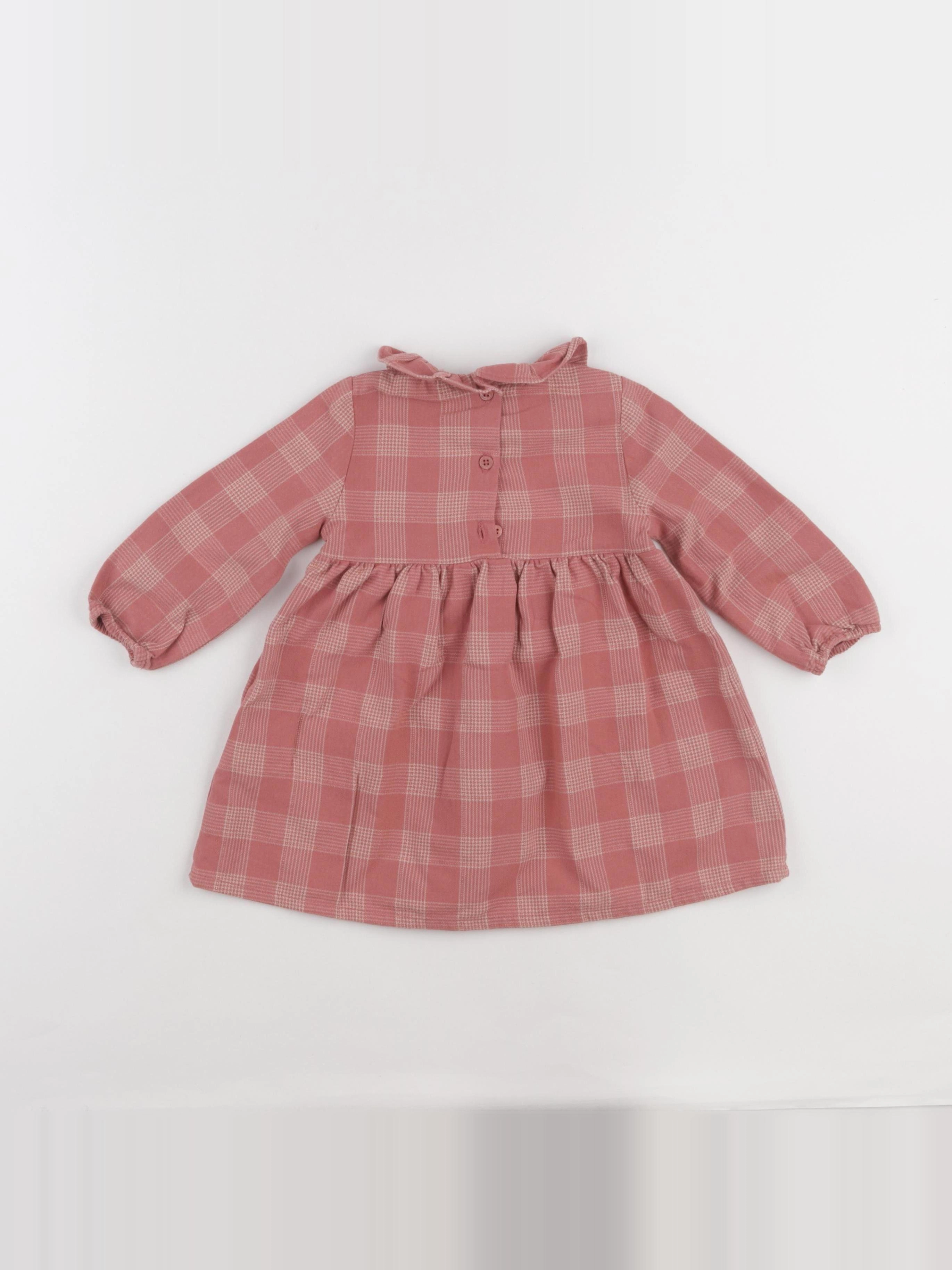 Cyrillus - robe rose - 12 mois