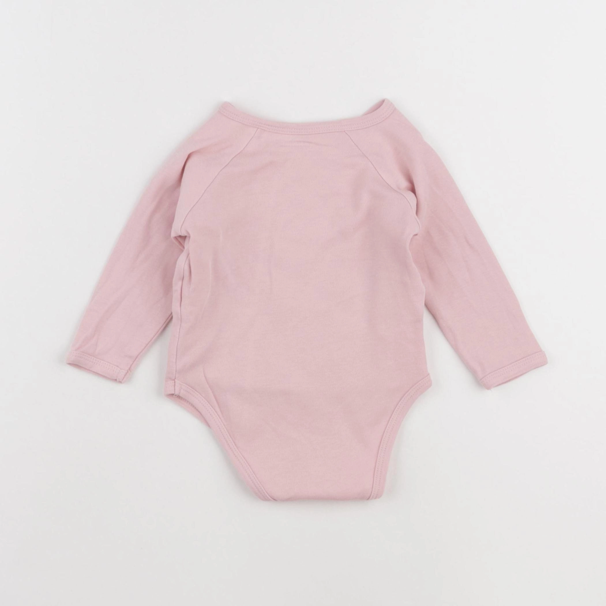 Vertbaudet - body rose - 12 mois