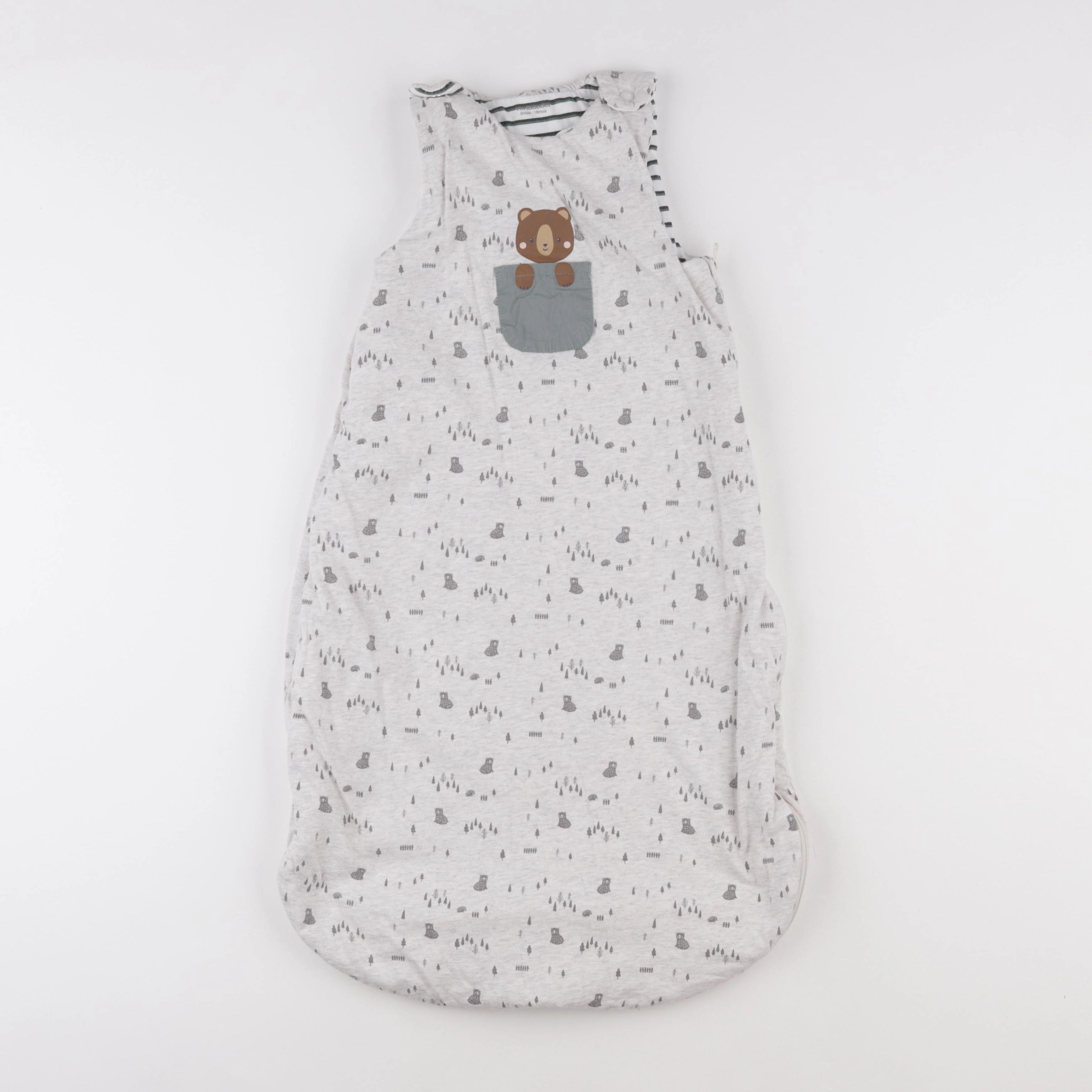 Vertbaudet - gigoteuse gris - 6/18 mois