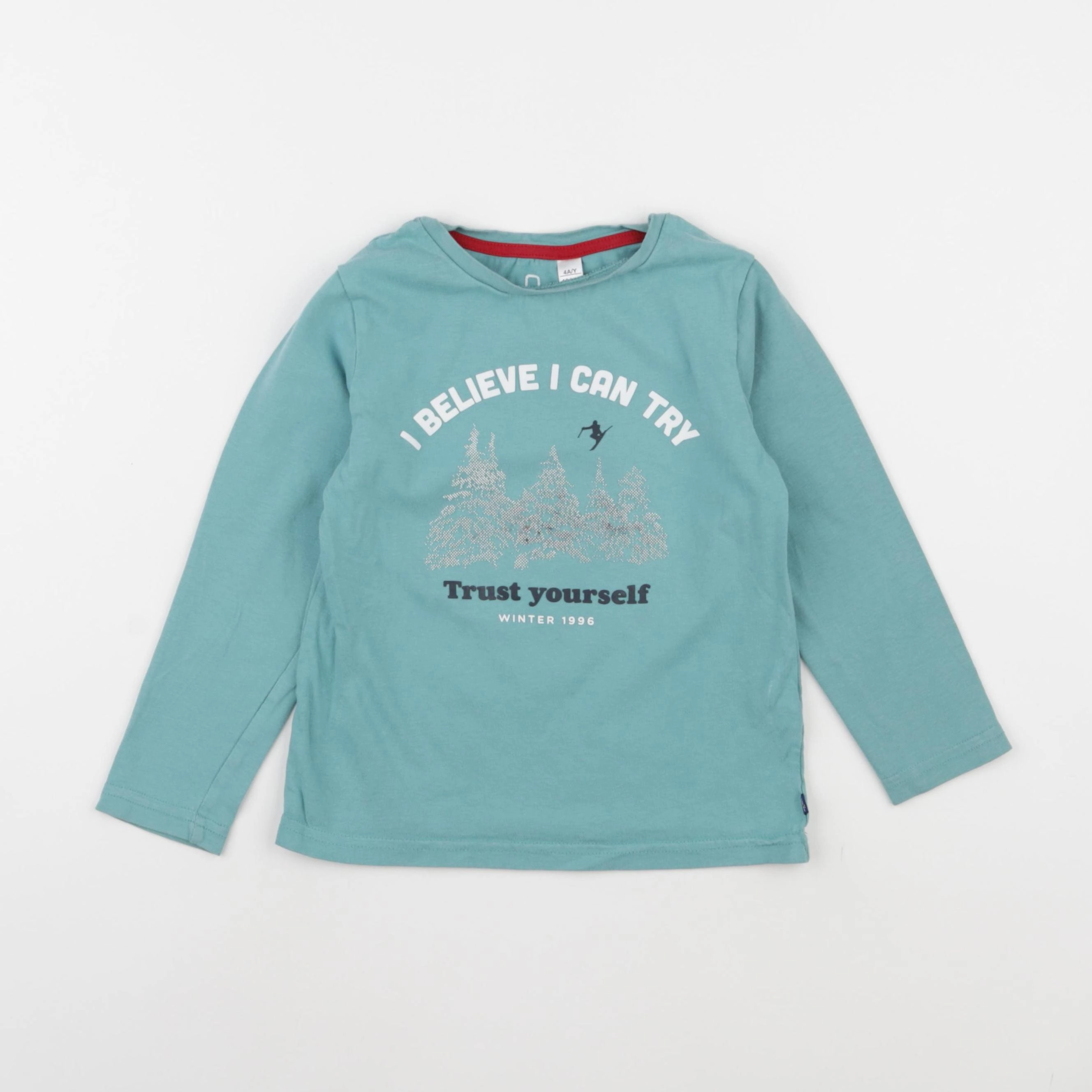 Okaidi - tee-shirt vert - 4 ans